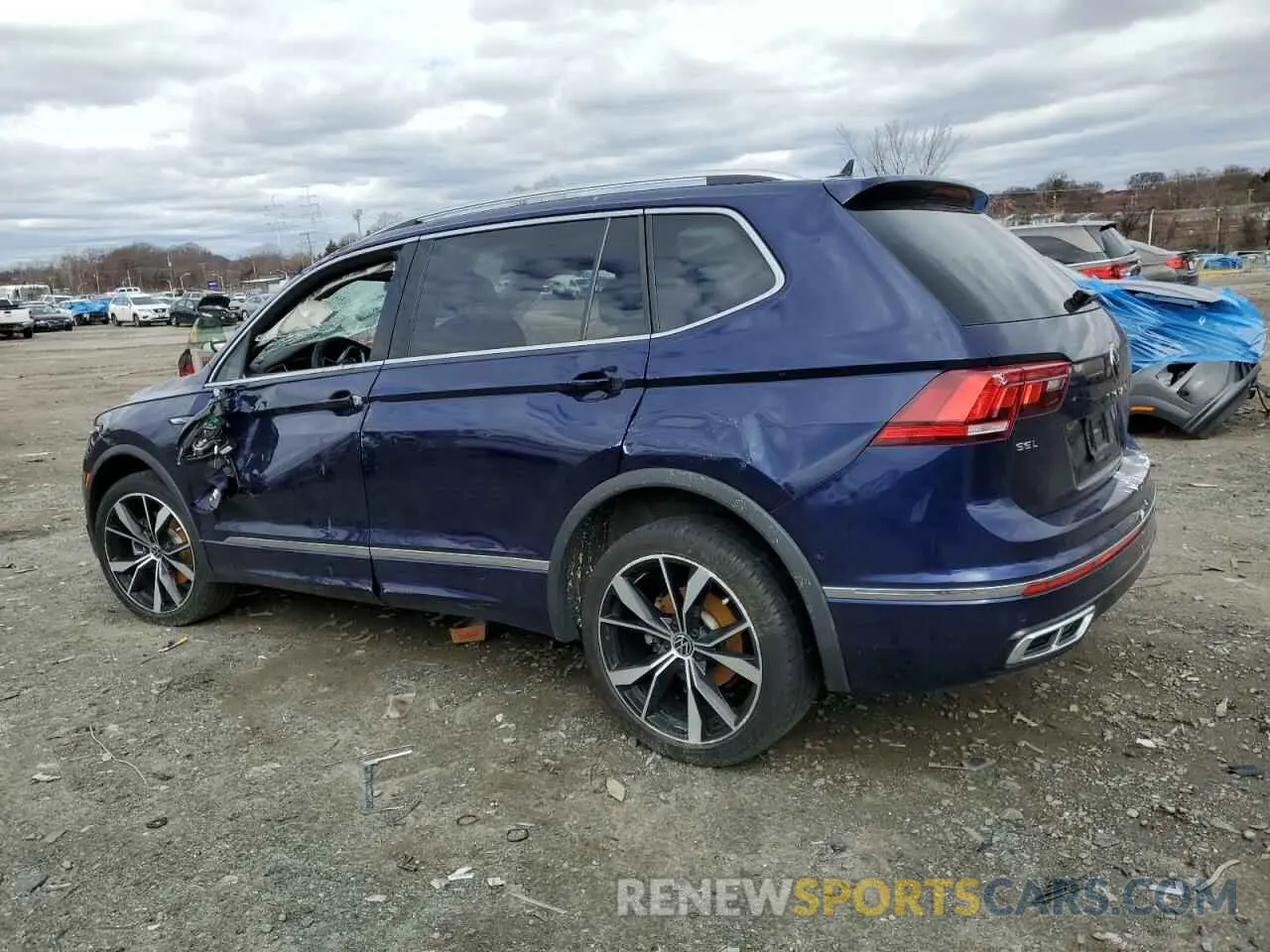 2 fotografías del automóvil dañado 3VV4B7AX2RM031987 VOLKSWAGEN TIGUAN 2024