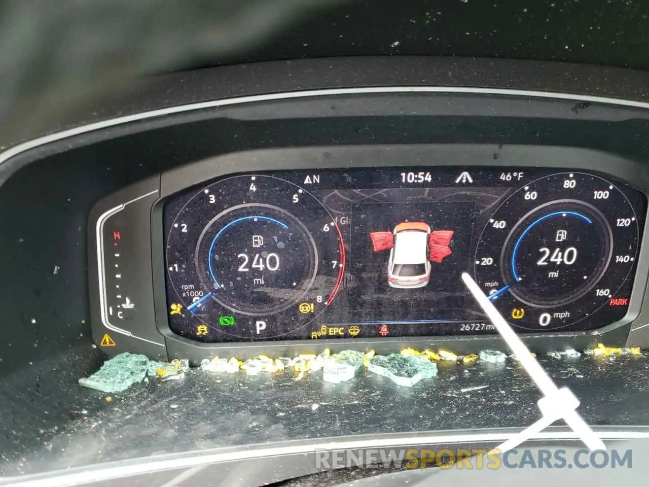 9 fotografías del automóvil dañado 3VV4B7AX2RM031987 VOLKSWAGEN TIGUAN 2024