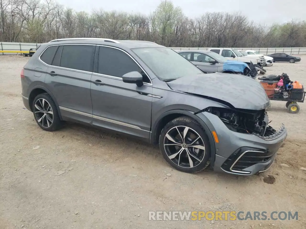 4 fotografías del automóvil dañado 3VV4B7AX7RM158394 VOLKSWAGEN TIGUAN 2024