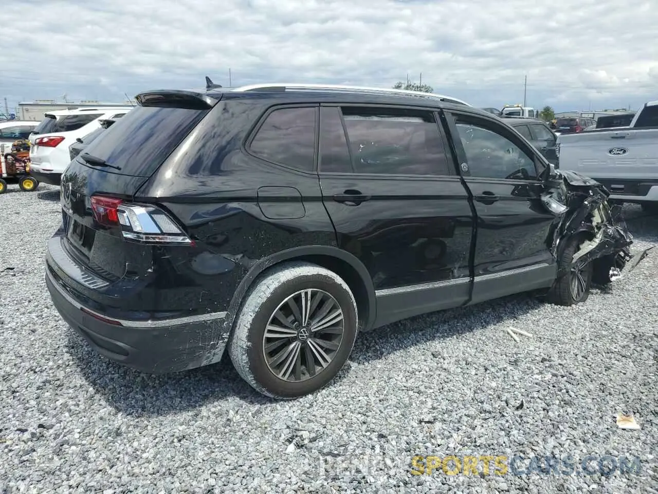 3 fotografías del automóvil dañado 3VV6B7AX6RM227665 VOLKSWAGEN TIGUAN 2024