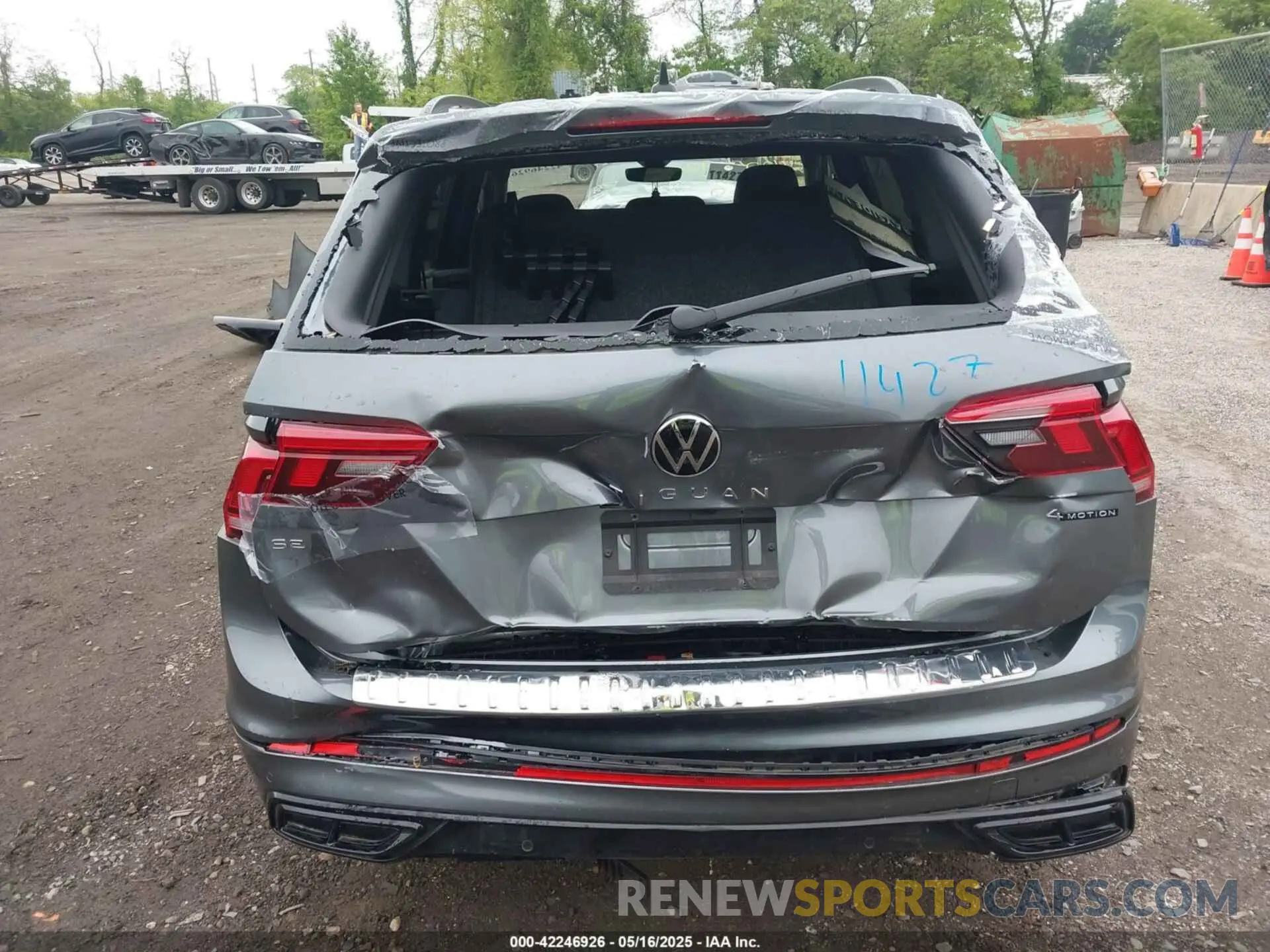 16 fotografías del automóvil dañado 3VV8B7AX4RM136788 VOLKSWAGEN TIGUAN 2024