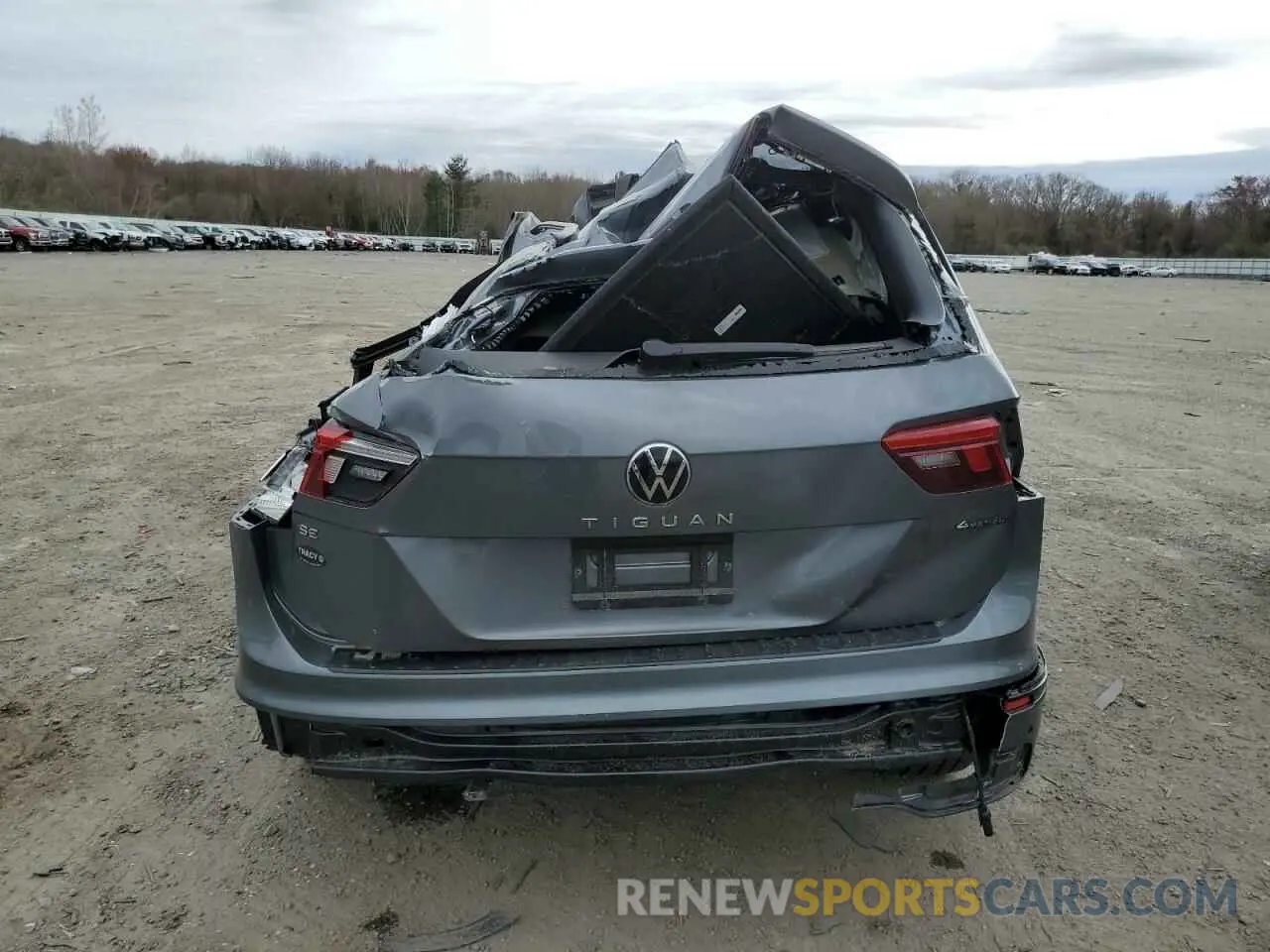 6 fotografías del automóvil dañado 3VV8B7AX4RM175123 VOLKSWAGEN TIGUAN 2024