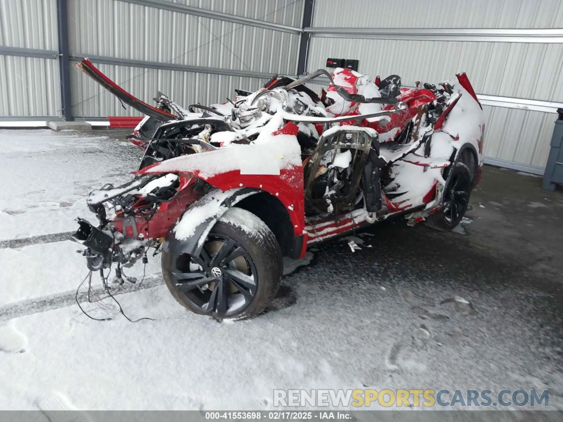 2 fotografías del automóvil dañado 3VV8B7AX9RM187574 VOLKSWAGEN TIGUAN 2024
