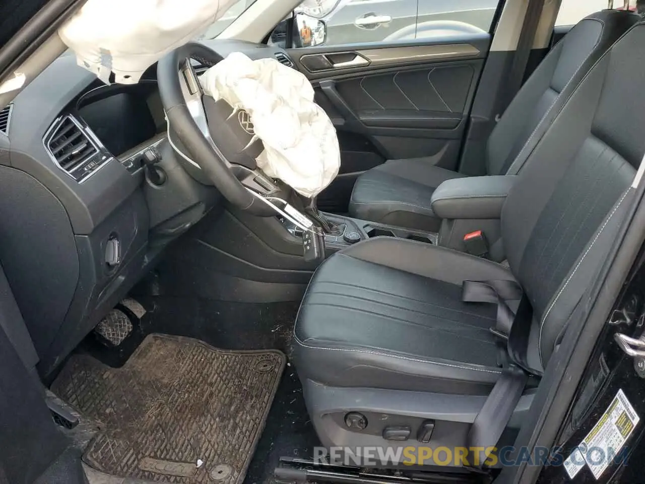 7 fotografías del automóvil dañado 3VVMB7AX5RM190048 VOLKSWAGEN TIGUAN 2024