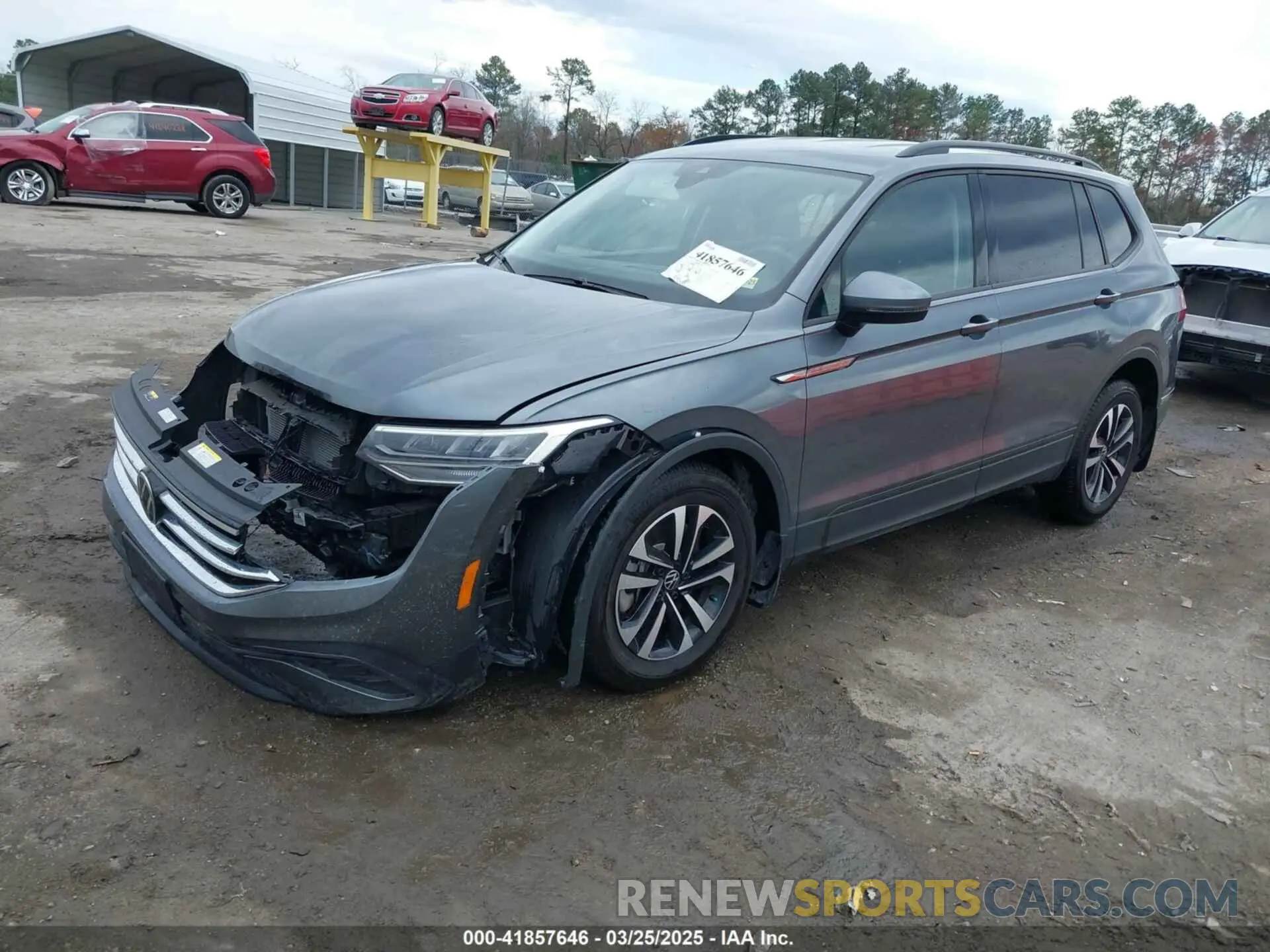 2 fotografías del automóvil dañado 3VVRB7AX8RM111008 VOLKSWAGEN TIGUAN 2024