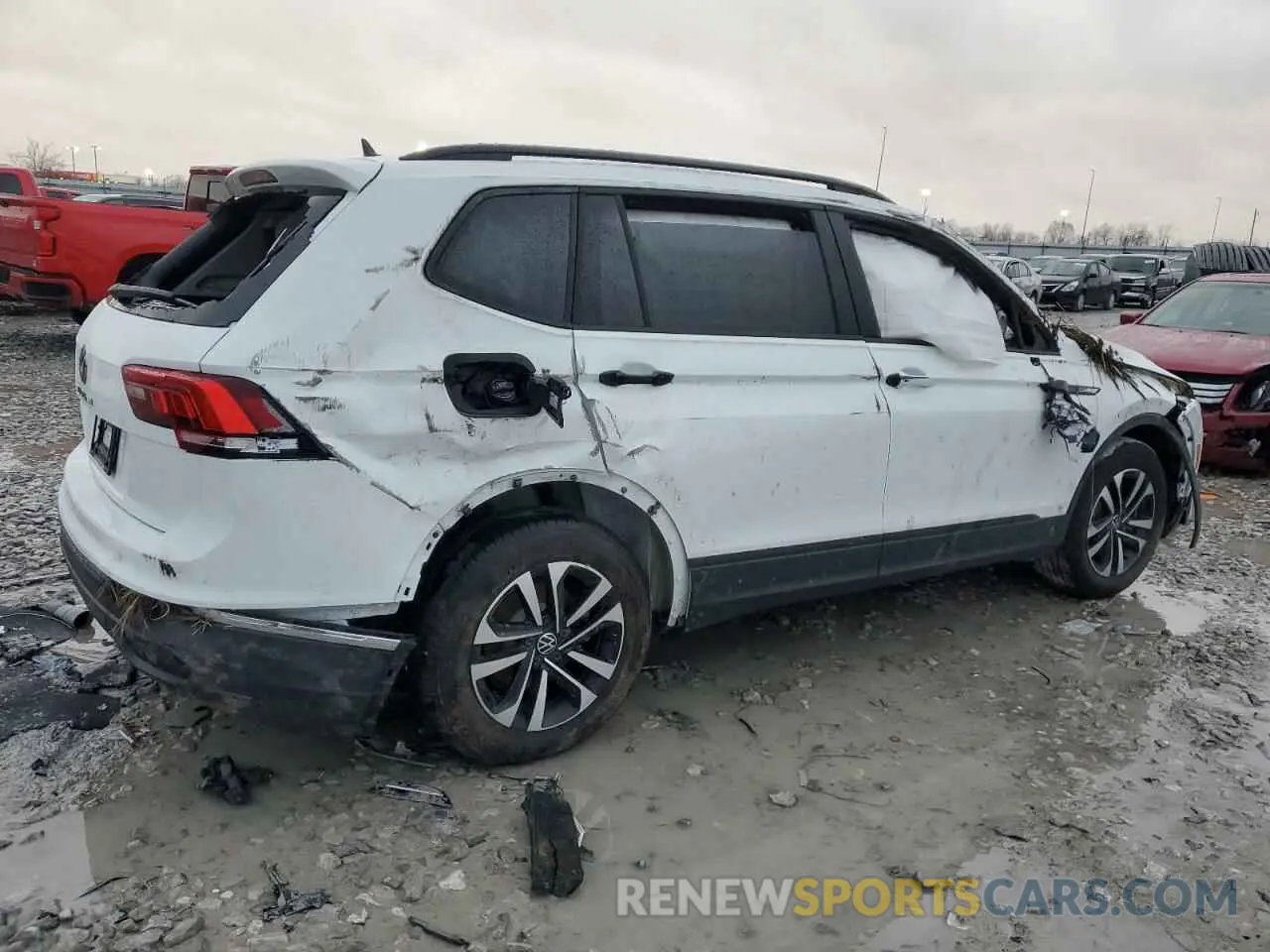 3 fotografías del automóvil dañado 3VVRB7AX9RM209819 VOLKSWAGEN TIGUAN 2024