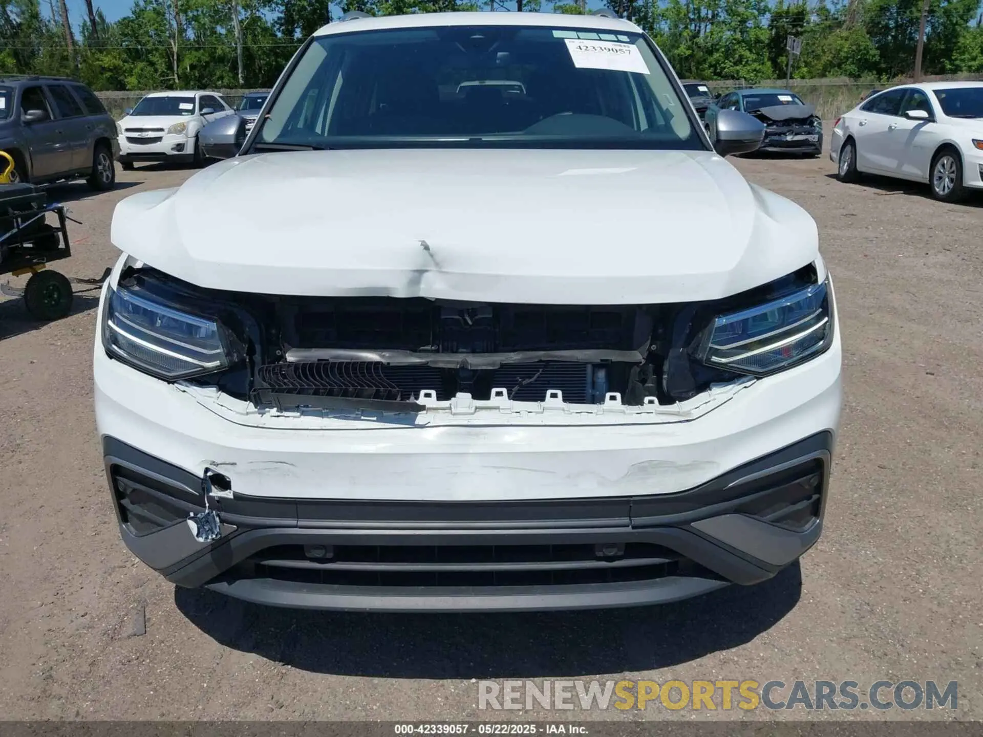 6 fotografías del automóvil dañado 3VVTB7AX9RM217926 VOLKSWAGEN TIGUAN 2024