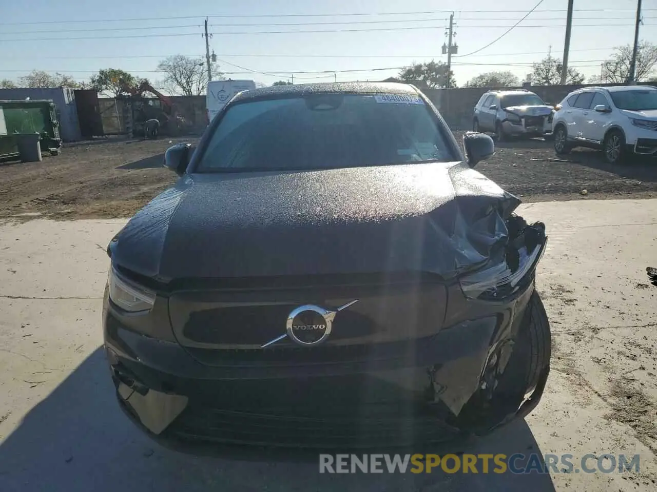 5 fotografías del automóvil dañado YV4ED3GL5P2038573 VOLVO C40 RECHAR 2023