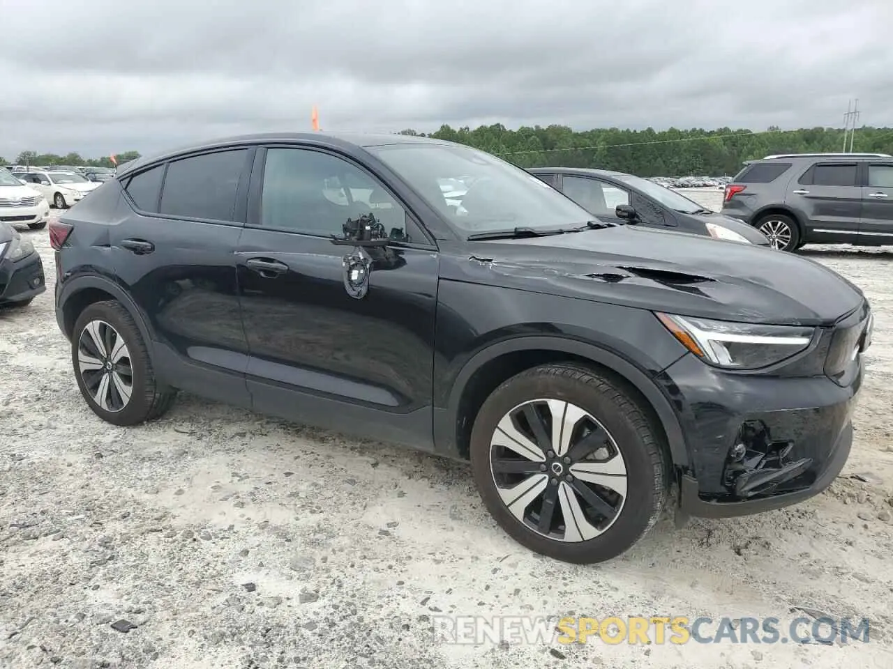 4 fotografías del automóvil dañado YV4ED3GL5P2064915 VOLVO C40 RECHAR 2023