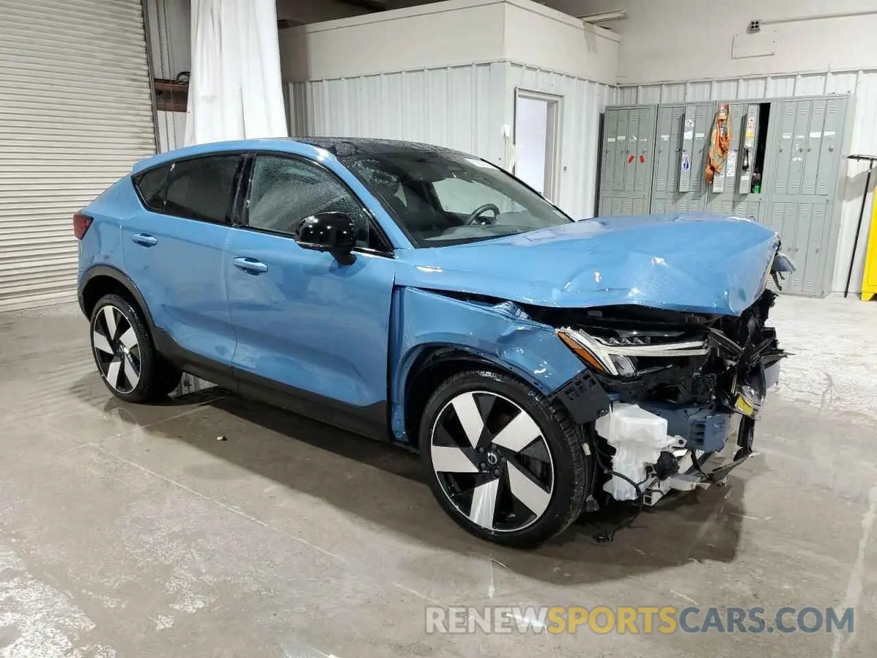 4 fotografías del automóvil dañado YV4ED3GLXP2049195 VOLVO C40 RECHAR 2023