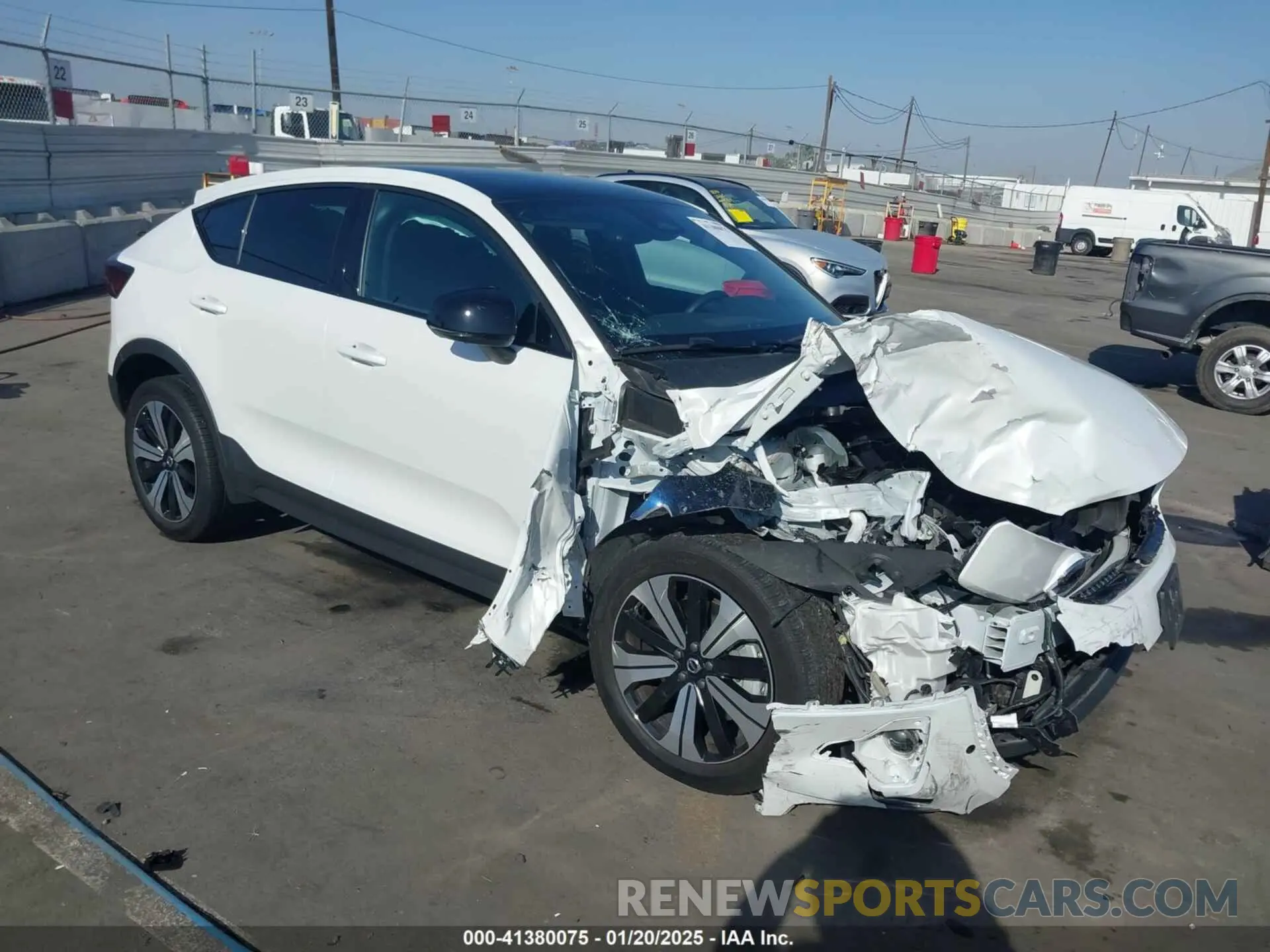 1 fotografías del automóvil dañado YV4ED3GL0P2065714 VOLVO C40 RECHARGE PURE ELECTRIC 2023
