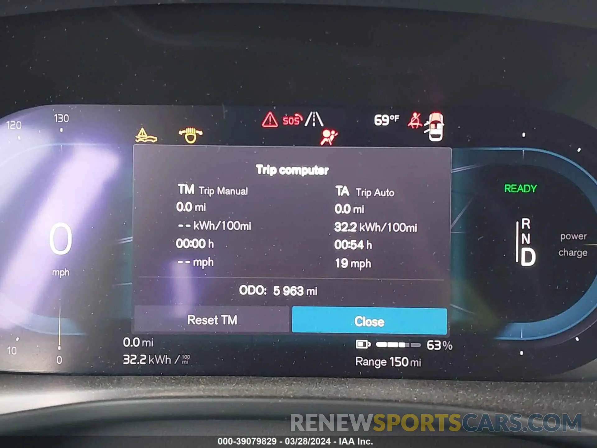 7 fotografías del automóvil dañado YV4ED3GL9P2038043 VOLVO C40 RECHARGE PURE ELECTRIC 2023