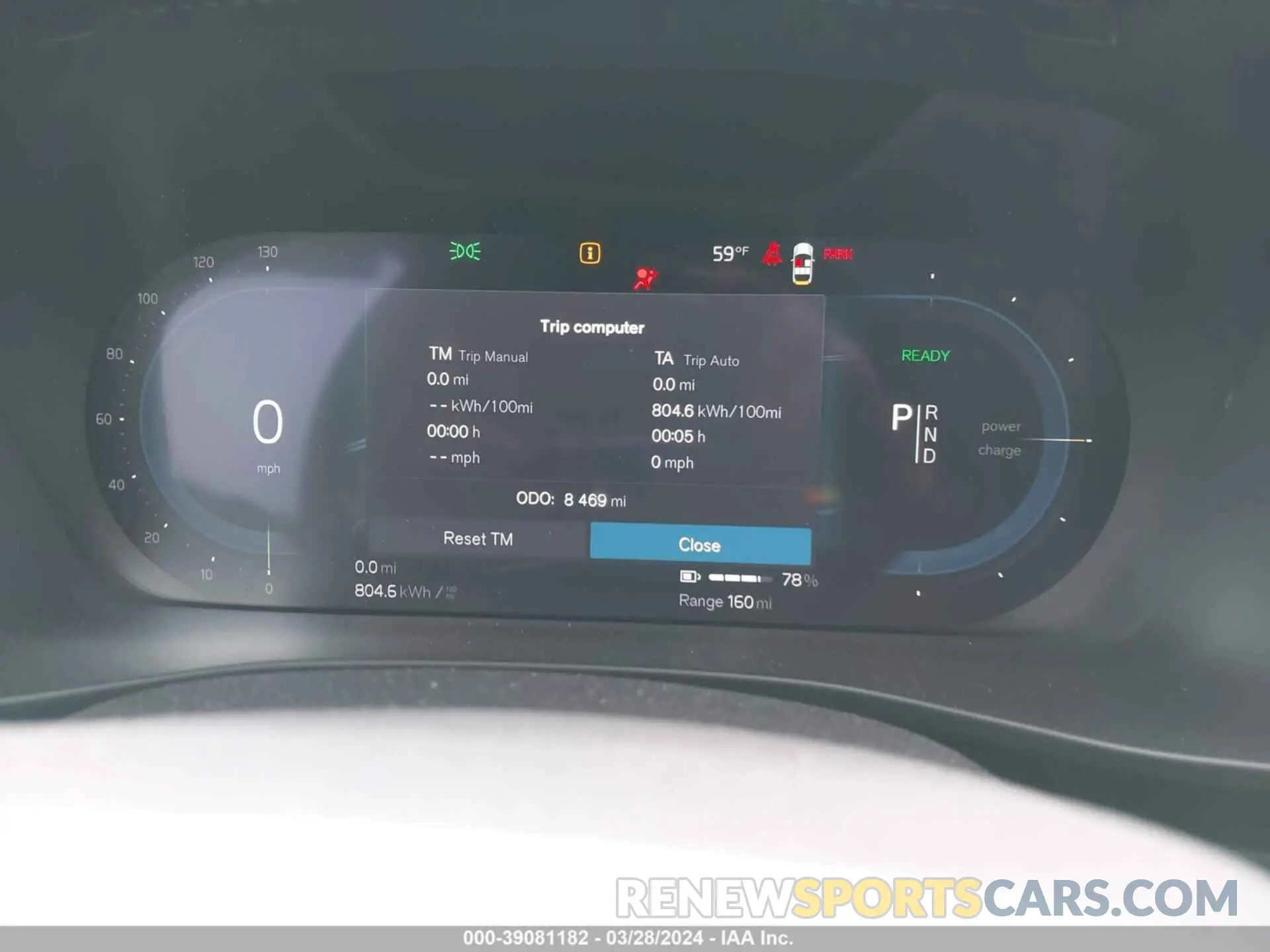 7 fotografías del automóvil dañado YV4ED3GM7P2067212 VOLVO C40 RECHARGE PURE ELECTRIC 2023