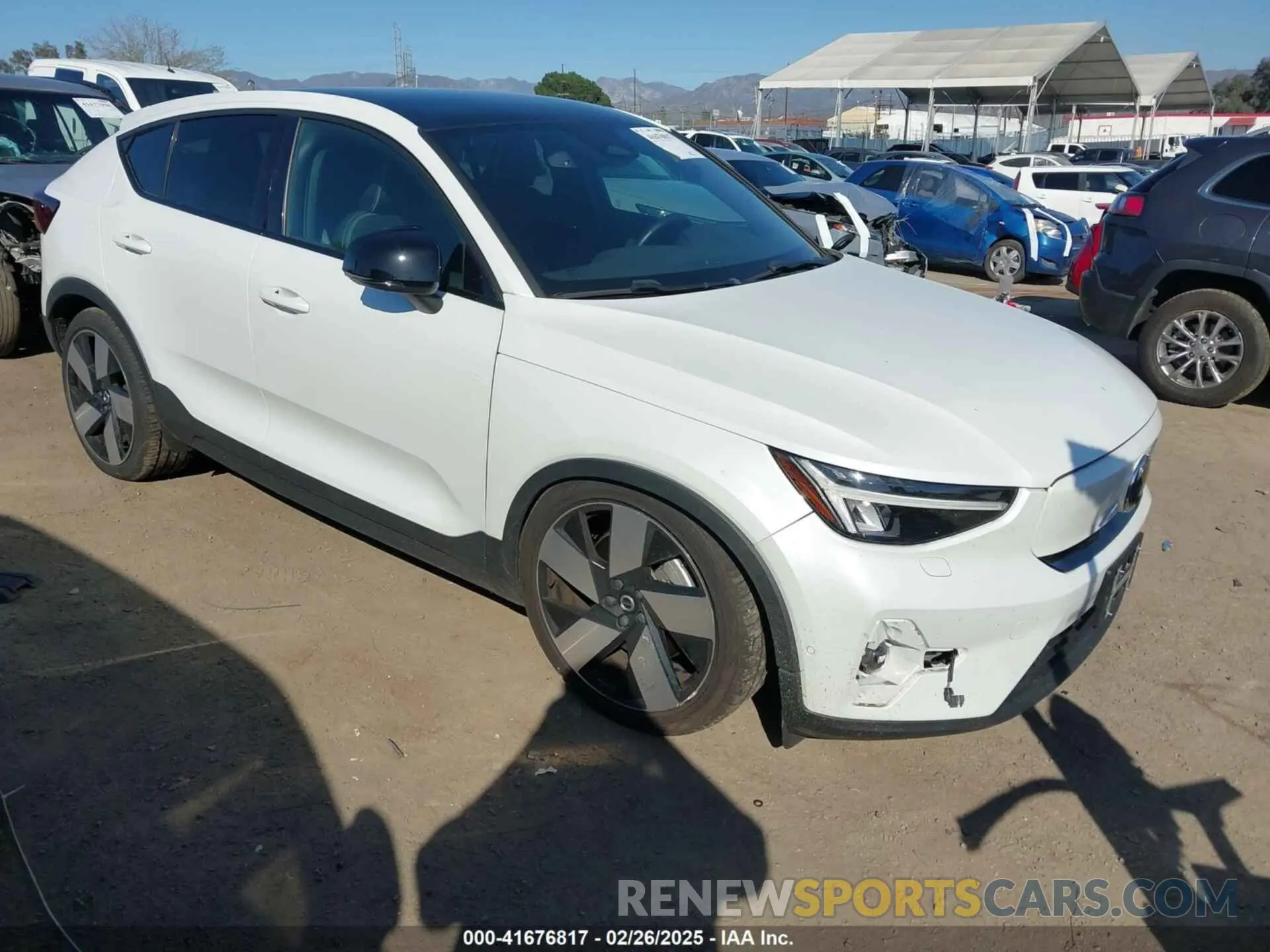 1 fotografías del automóvil dañado YV4ED3GM9P2031408 VOLVO C40 RECHARGE PURE ELECTRIC 2023
