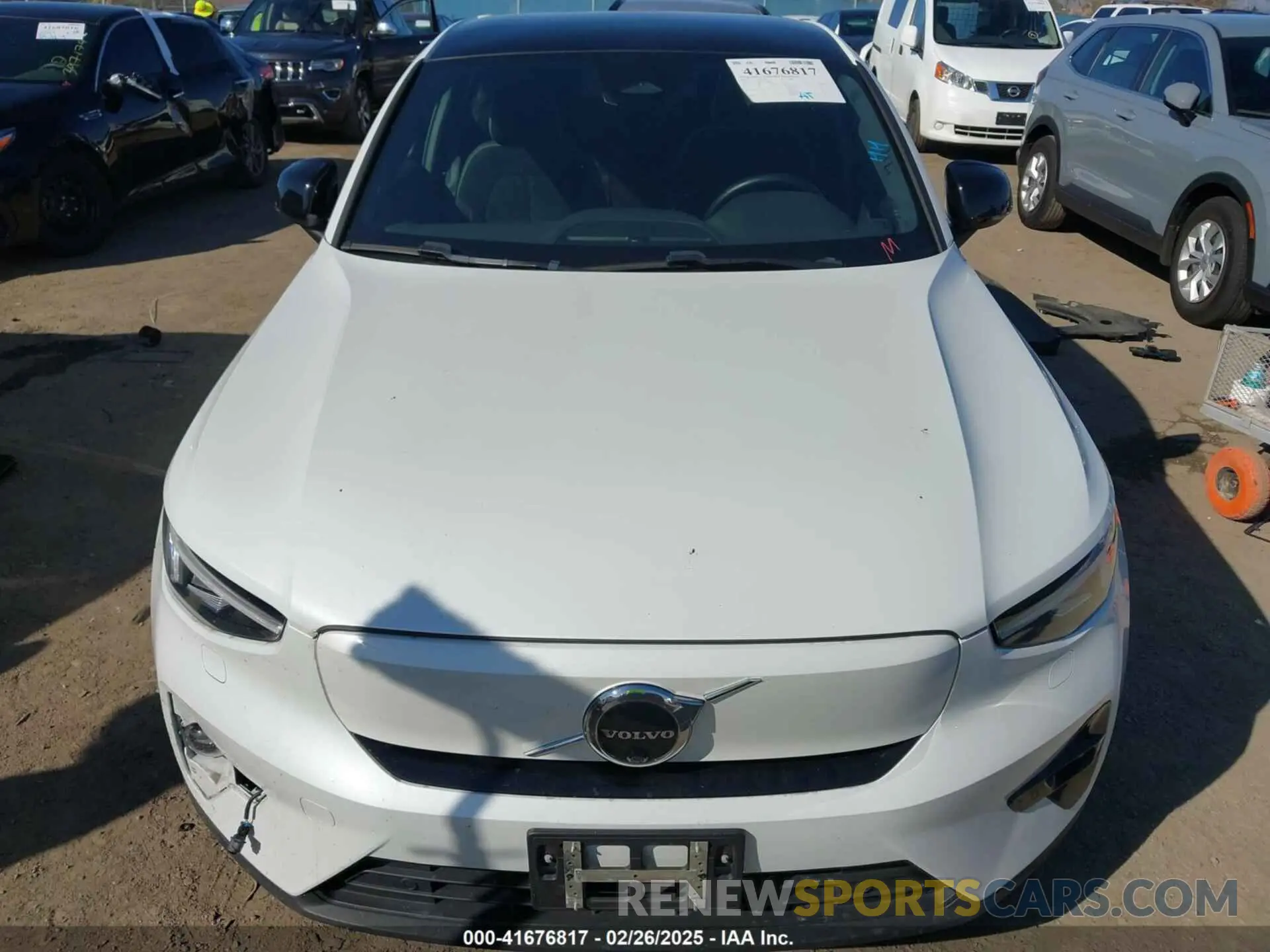 13 fotografías del automóvil dañado YV4ED3GM9P2031408 VOLVO C40 RECHARGE PURE ELECTRIC 2023