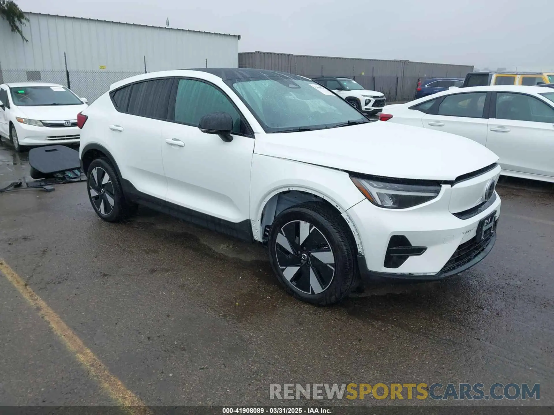 1 fotografías del automóvil dañado YV4ER3GK0R2107021 VOLVO C40 RECHARGE PURE ELECTRIC 2024
