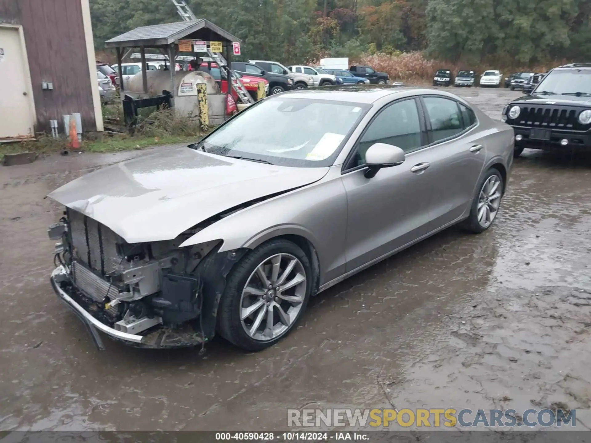 2 fotografías del automóvil dañado 7JRA22TK4KG006287 VOLVO S60 2019