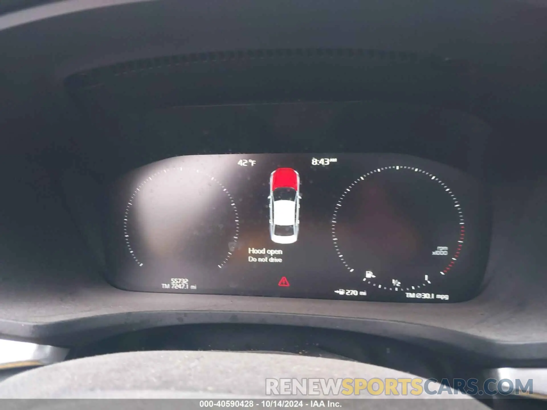 7 fotografías del automóvil dañado 7JRA22TK4KG006287 VOLVO S60 2019