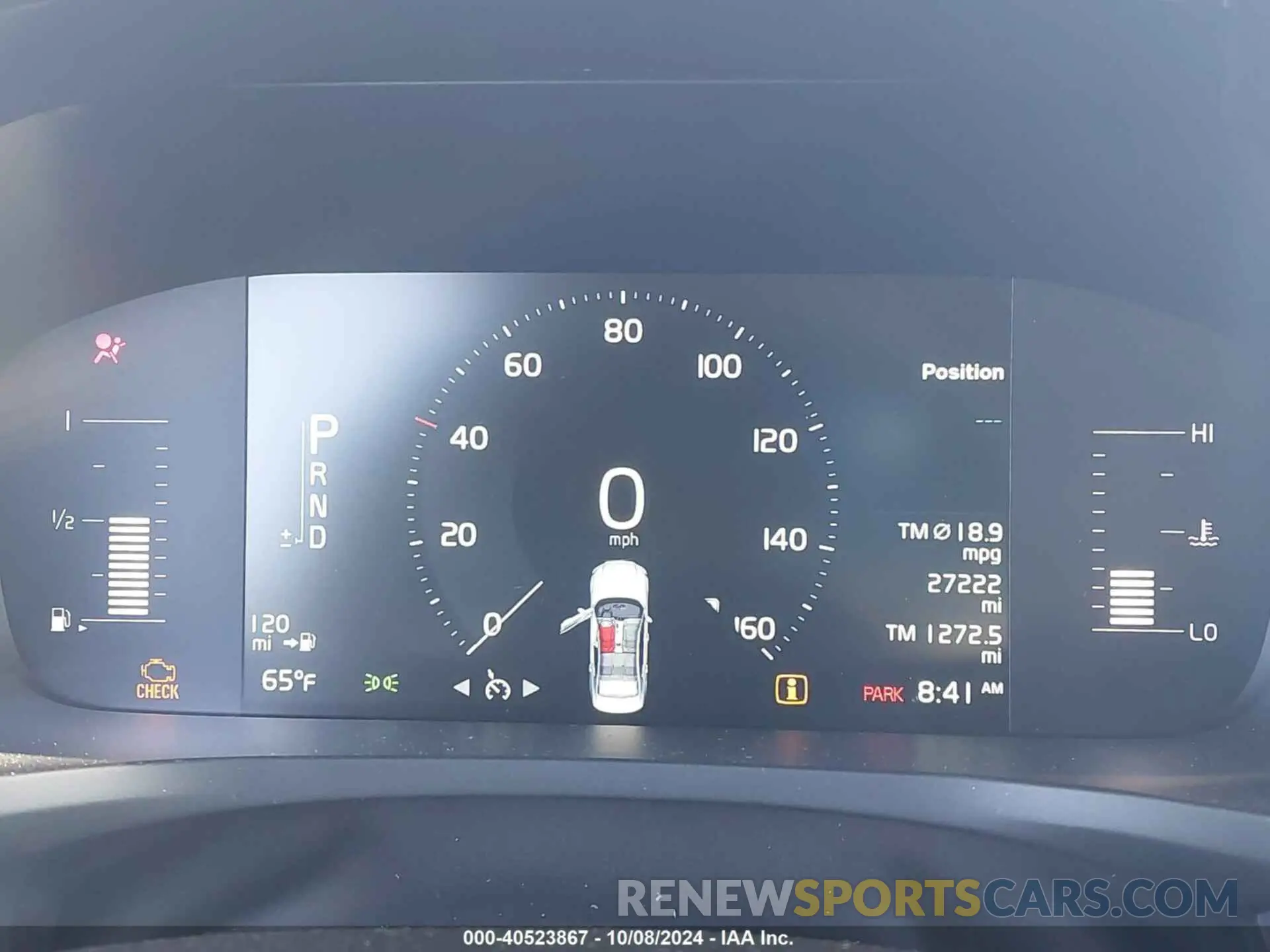 7 fotografías del automóvil dañado 7JRA22TK6KG016500 VOLVO S60 2019