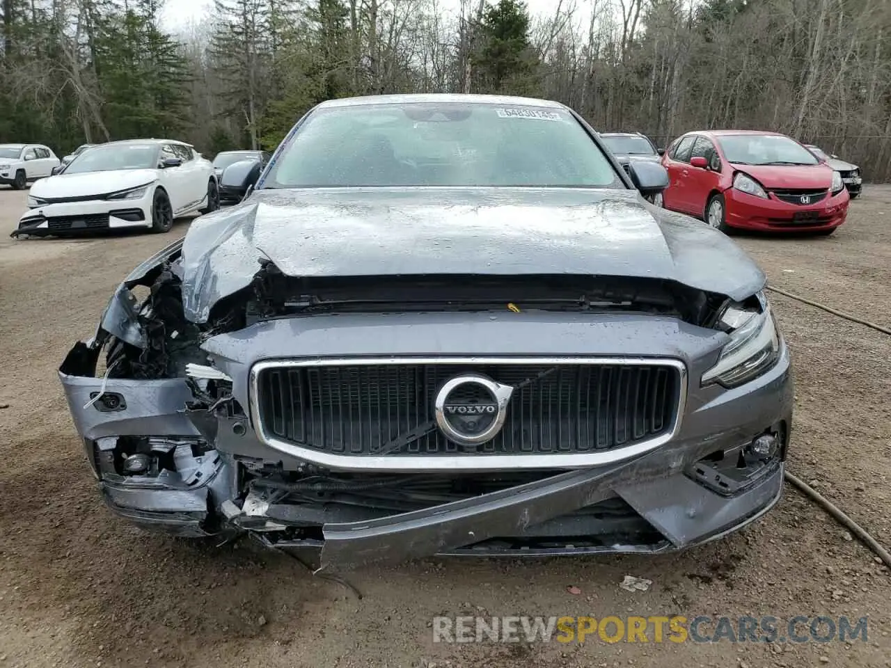 5 fotografías del automóvil dañado 7JRA22TKXKG000543 VOLVO S60 2019
