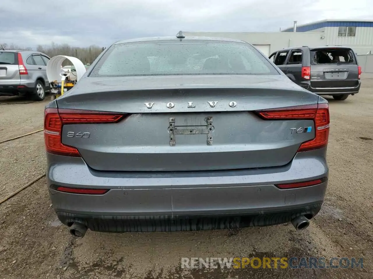 6 fotografías del automóvil dañado 7JRA22TKXKG000543 VOLVO S60 2019