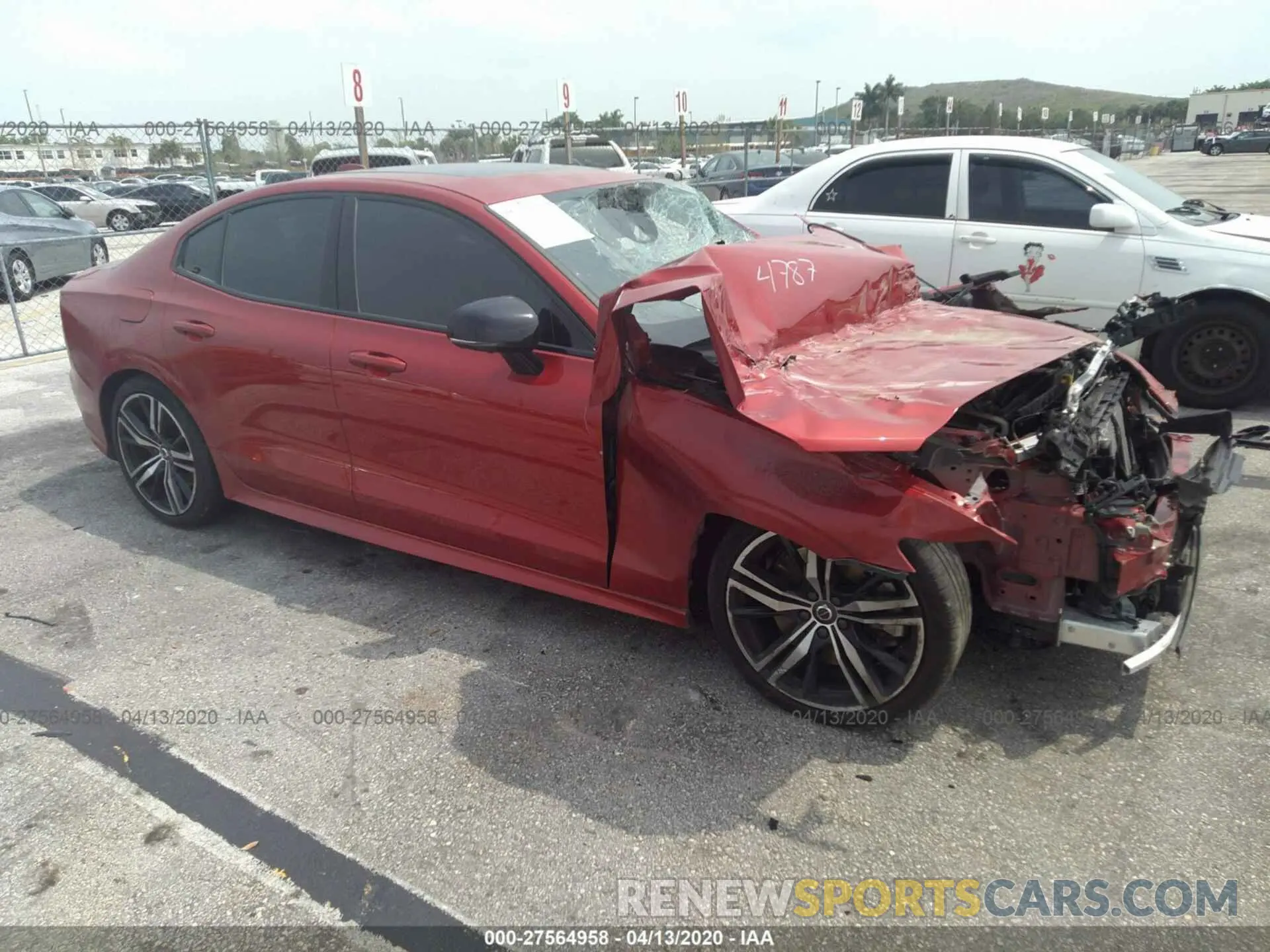1 fotografías del automóvil dañado 7JRA22TM7KG014787 VOLVO S60 2019