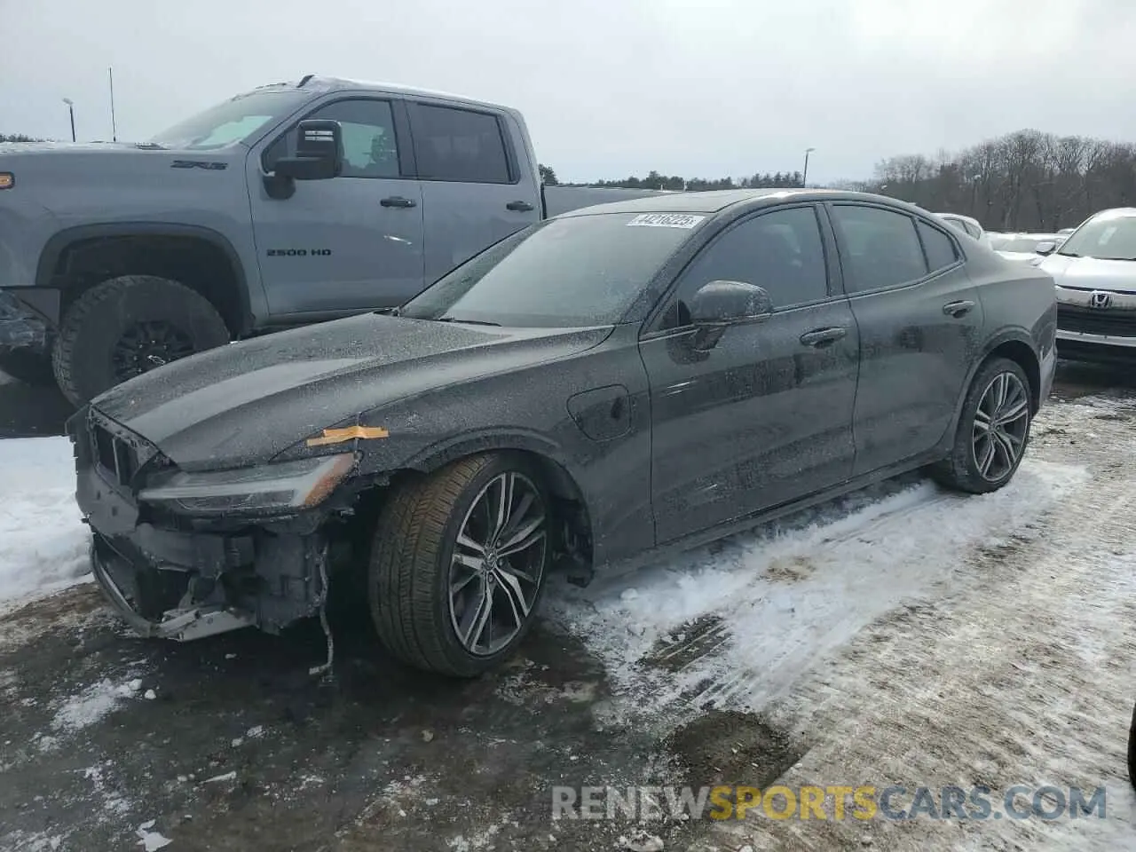 1 fotografías del automóvil dañado 7JRBR0FM0KG018082 VOLVO S60 2019