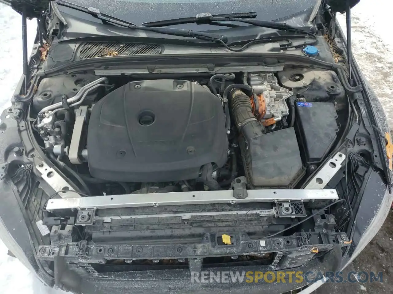 11 fotografías del automóvil dañado 7JRBR0FM0KG018082 VOLVO S60 2019