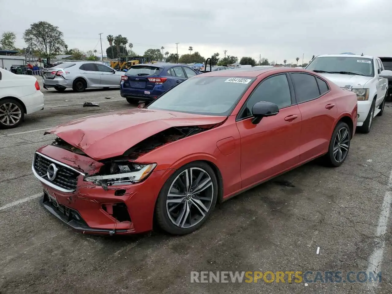 1 fotografías del automóvil dañado 7JRBR0FM9KG017741 VOLVO S60 2019