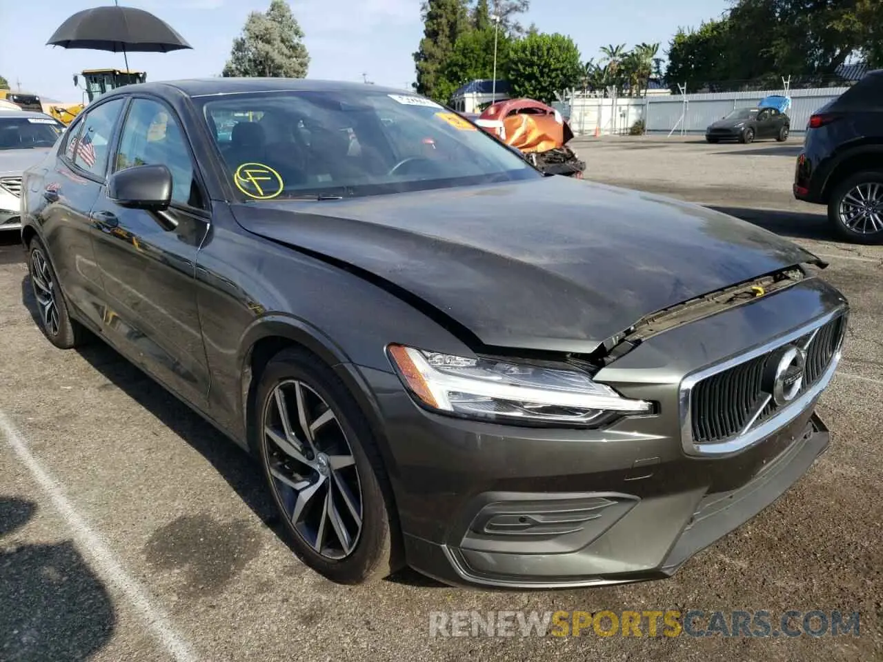 1 fotografías del automóvil dañado 7JR102FK2LG049898 VOLVO S60 2020