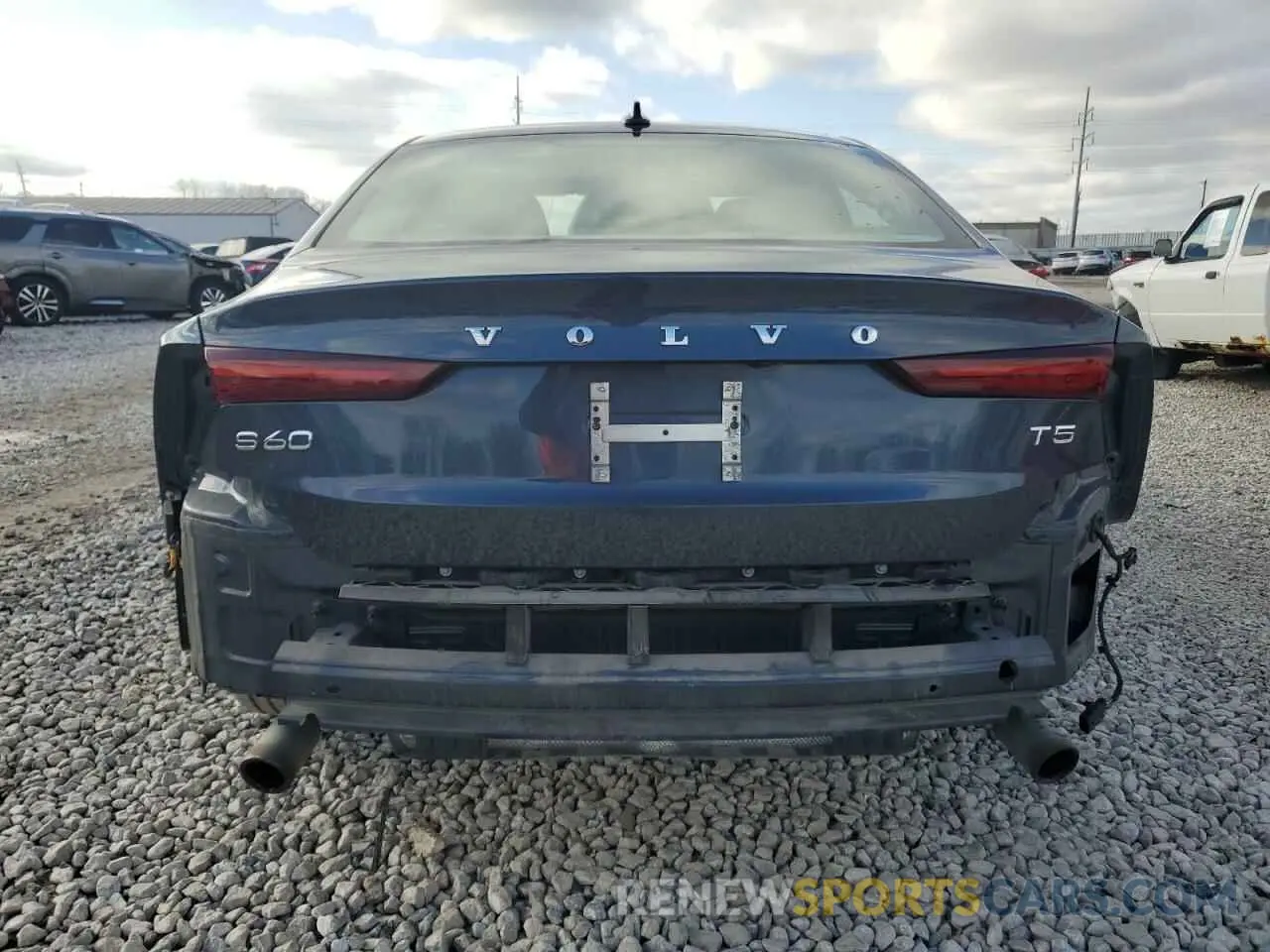 6 fotografías del automóvil dañado 7JR102FK4LG073121 VOLVO S60 2020