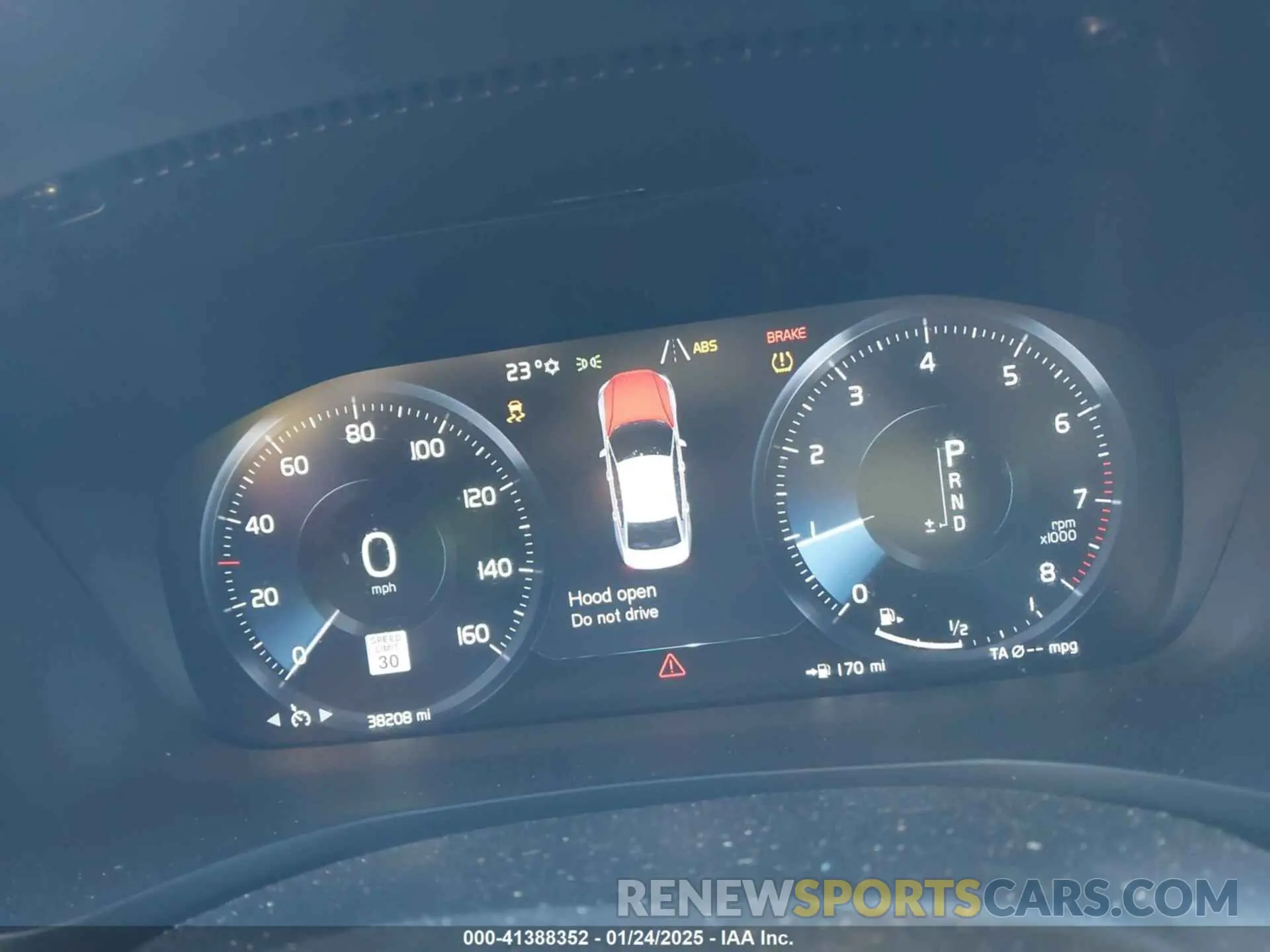 7 fotografías del automóvil dañado 7JR102FK6LG037799 VOLVO S60 2020