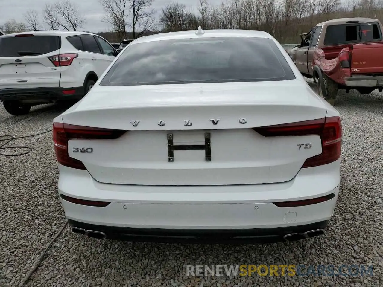 6 fotografías del automóvil dañado 7JR102FK7LG040680 VOLVO S60 2020
