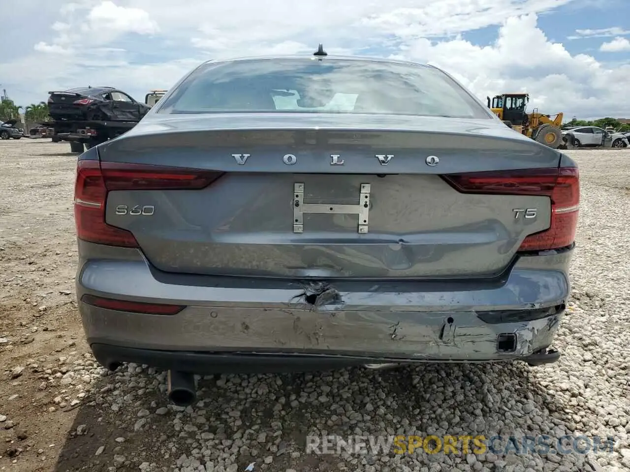 6 fotografías del automóvil dañado 7JR102FK9LG042057 VOLVO S60 2020