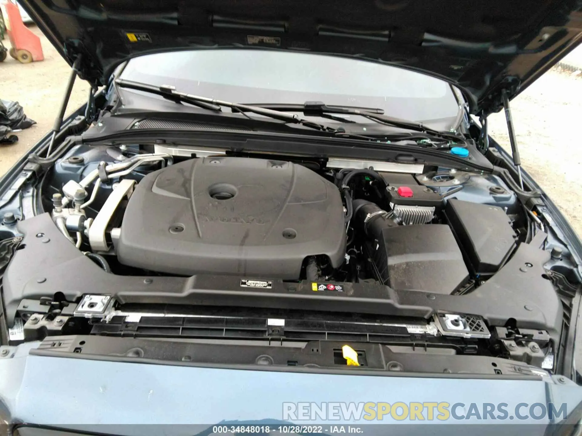 10 fotografías del automóvil dañado 7JR102FM6MG092076 VOLVO S60 2021