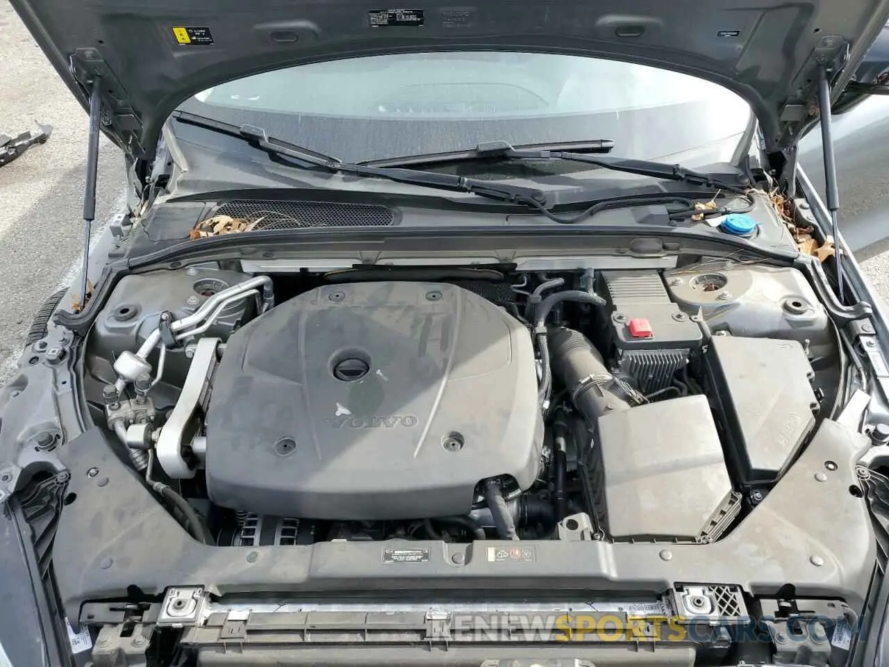 11 fotografías del automóvil dañado 7JR102FZ7MG126828 VOLVO S60 2021
