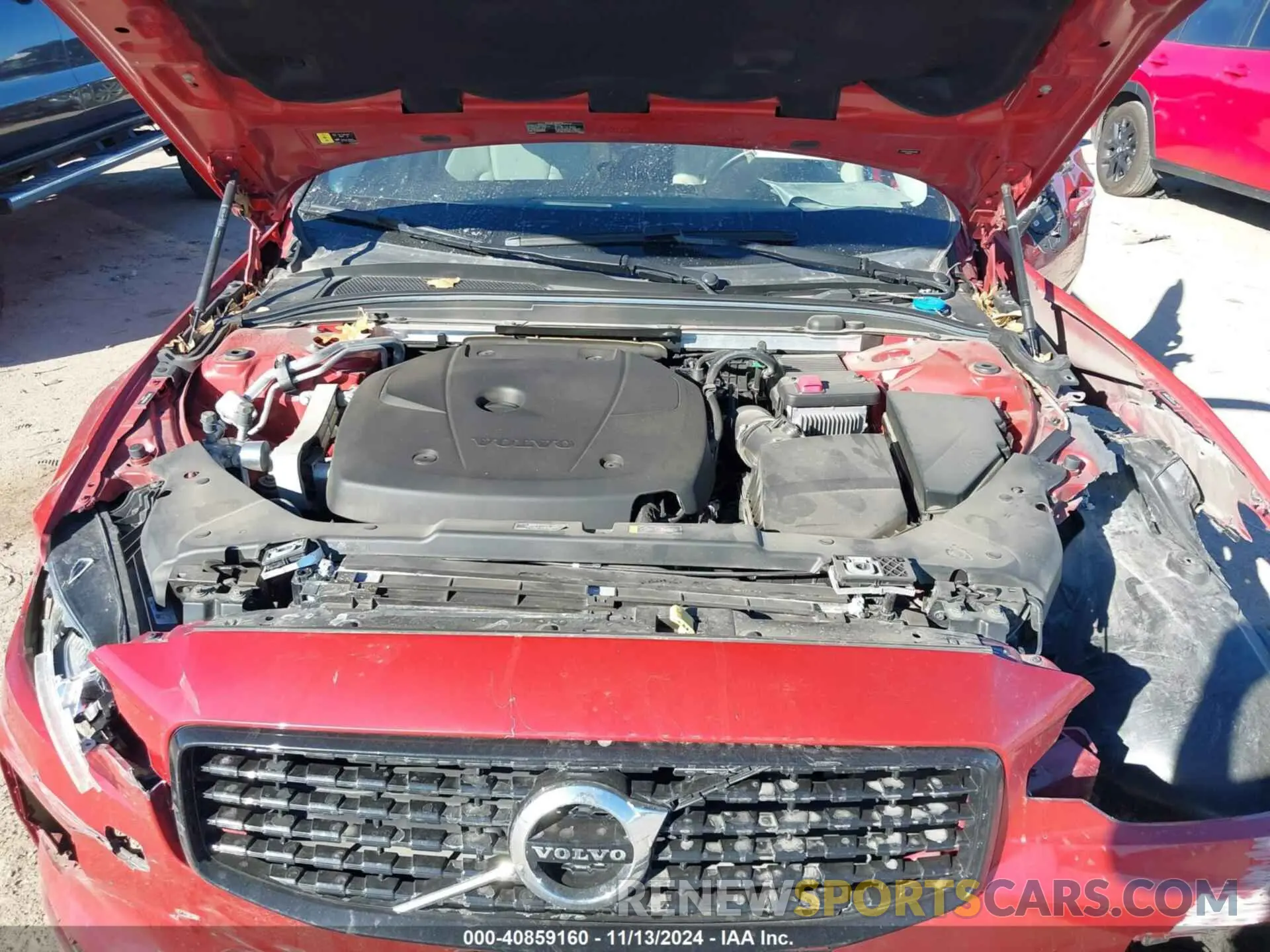 10 fotografías del automóvil dañado 7JR102TZ1MG103629 VOLVO S60 2021