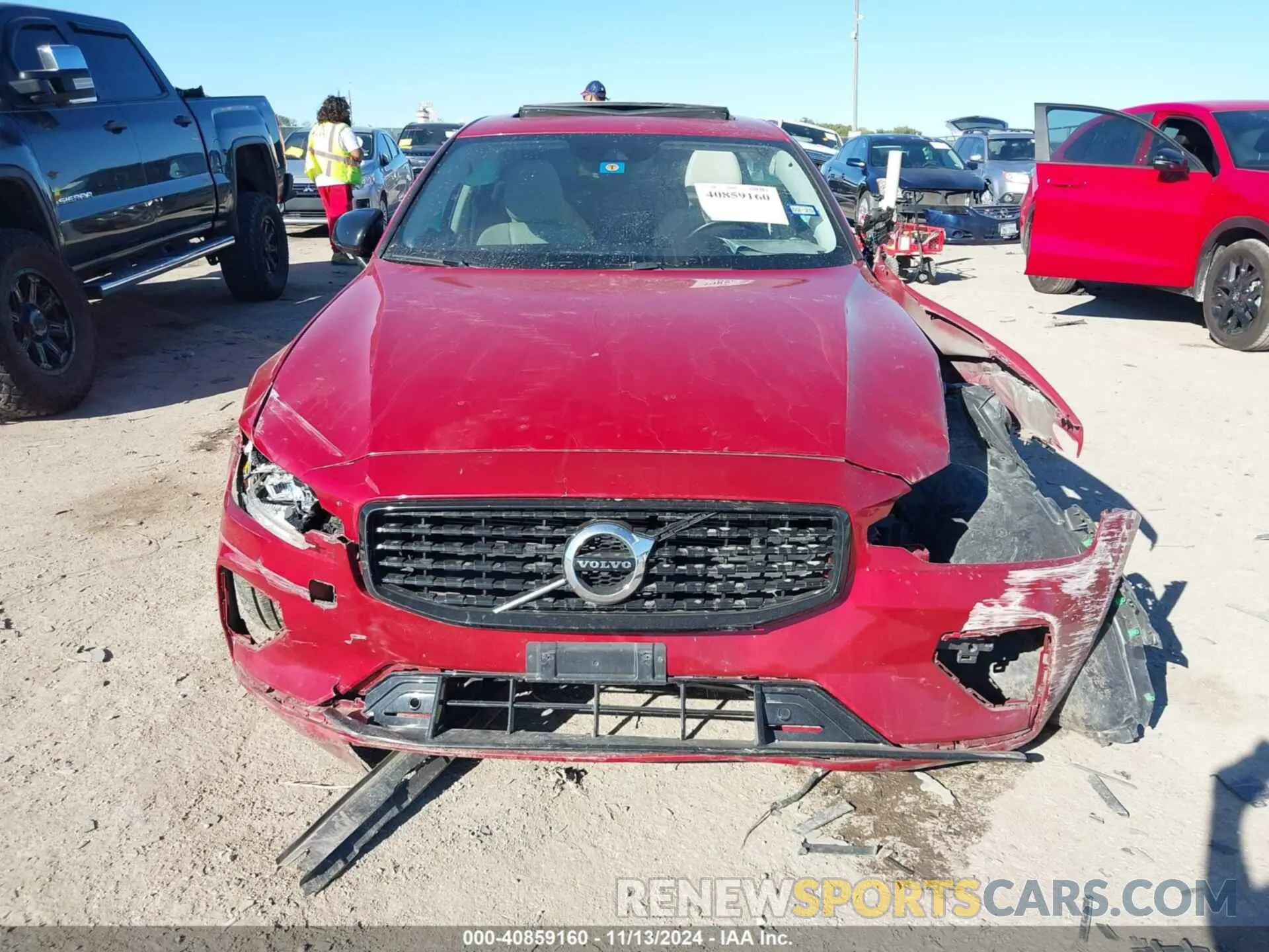 12 fotografías del automóvil dañado 7JR102TZ1MG103629 VOLVO S60 2021