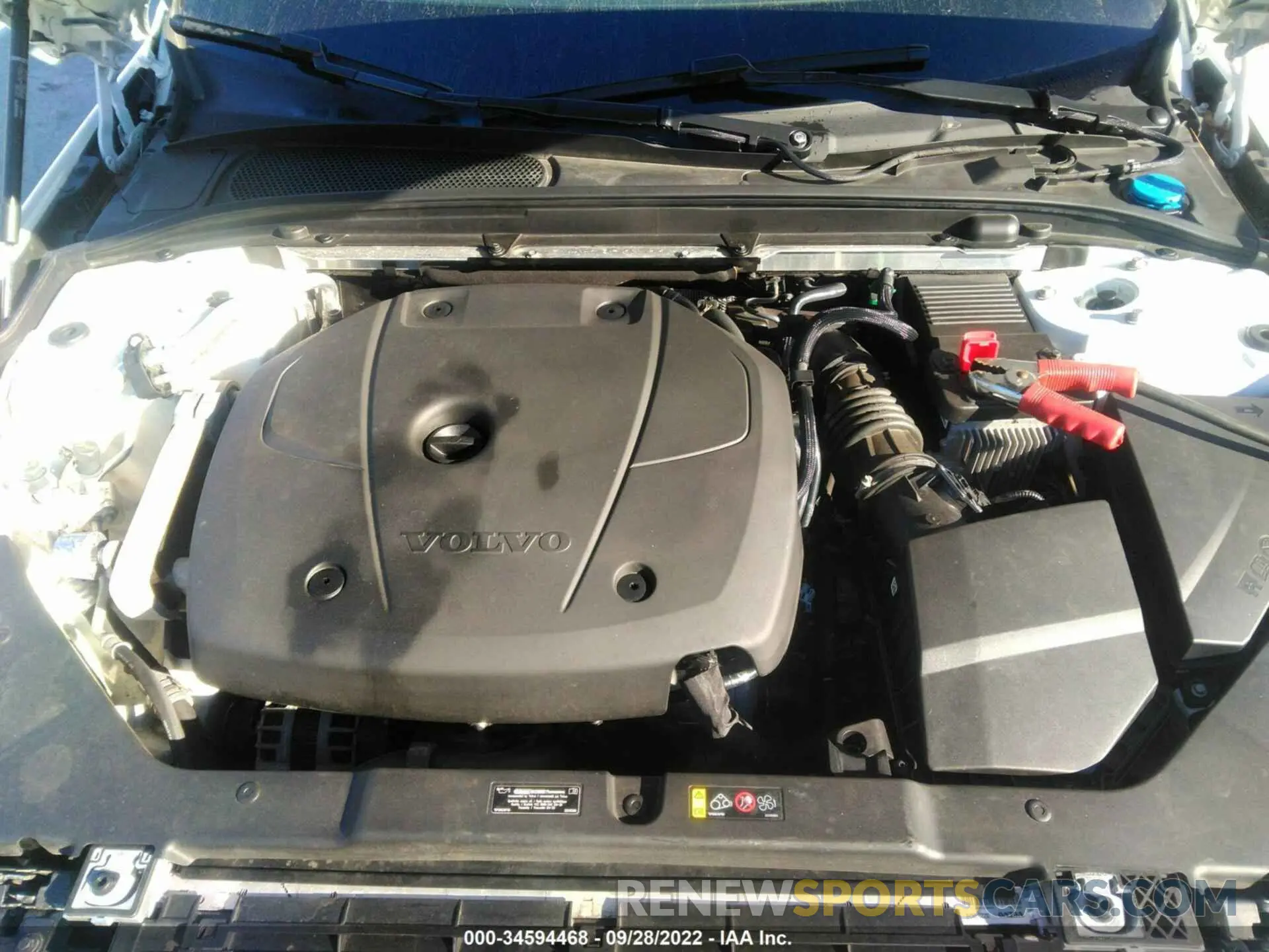 10 fotografías del automóvil dañado 7JRA22TK7MG080354 VOLVO S60 2021