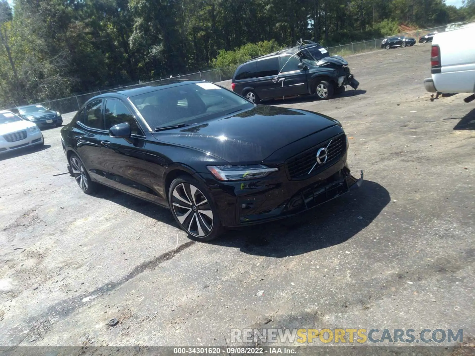 1 fotografías del automóvil dañado 7JRL12TZ1NG153860 VOLVO S60 2022
