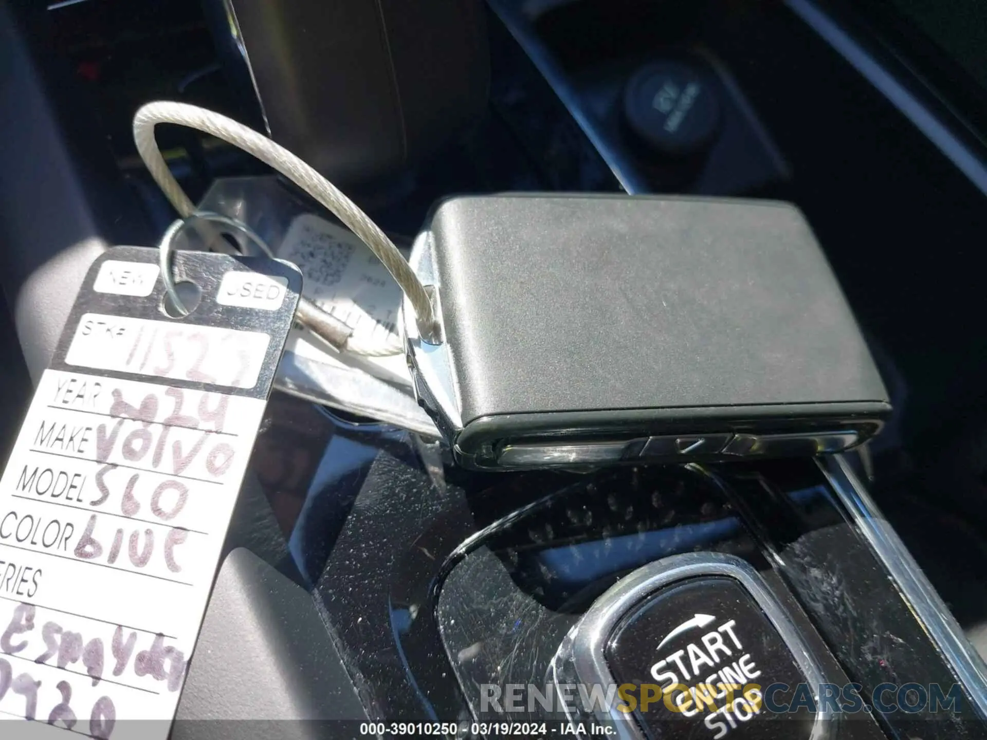 11 fotografías del automóvil dañado 7JRL12TL5RG299485 VOLVO S60 2024