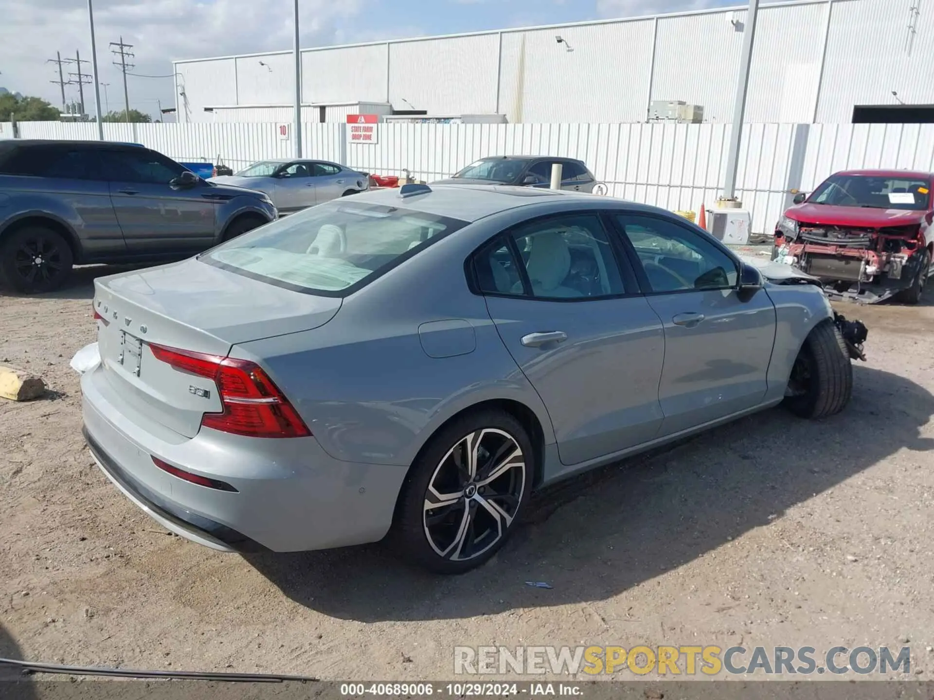 4 fotografías del automóvil dañado 7JRL12TM7RG311998 VOLVO S60 2024