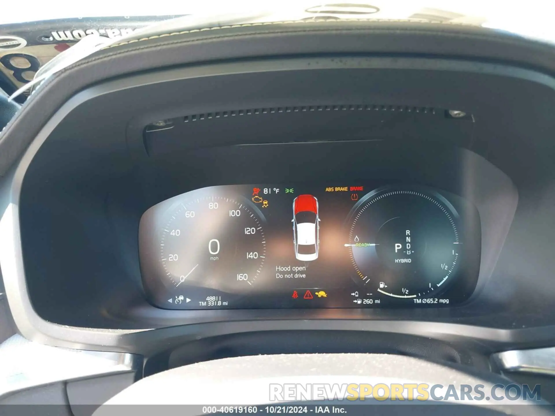 7 fotografías del automóvil dañado 7JRBK0FP3LG046832 VOLVO S60 HYBRID 2020