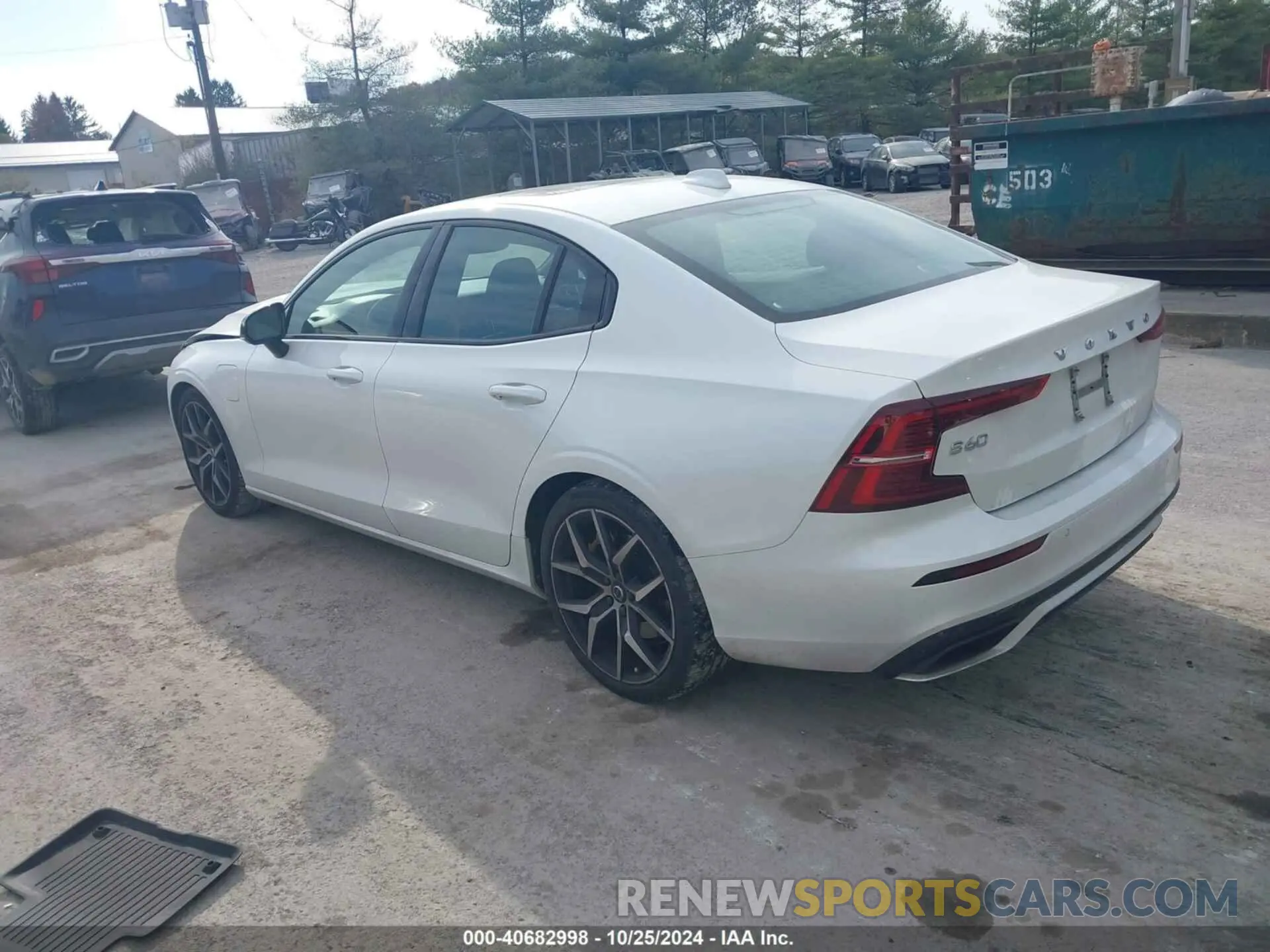 3 fotografías del automóvil dañado 7JRBK0FP9LG054899 VOLVO S60 HYBRID 2020