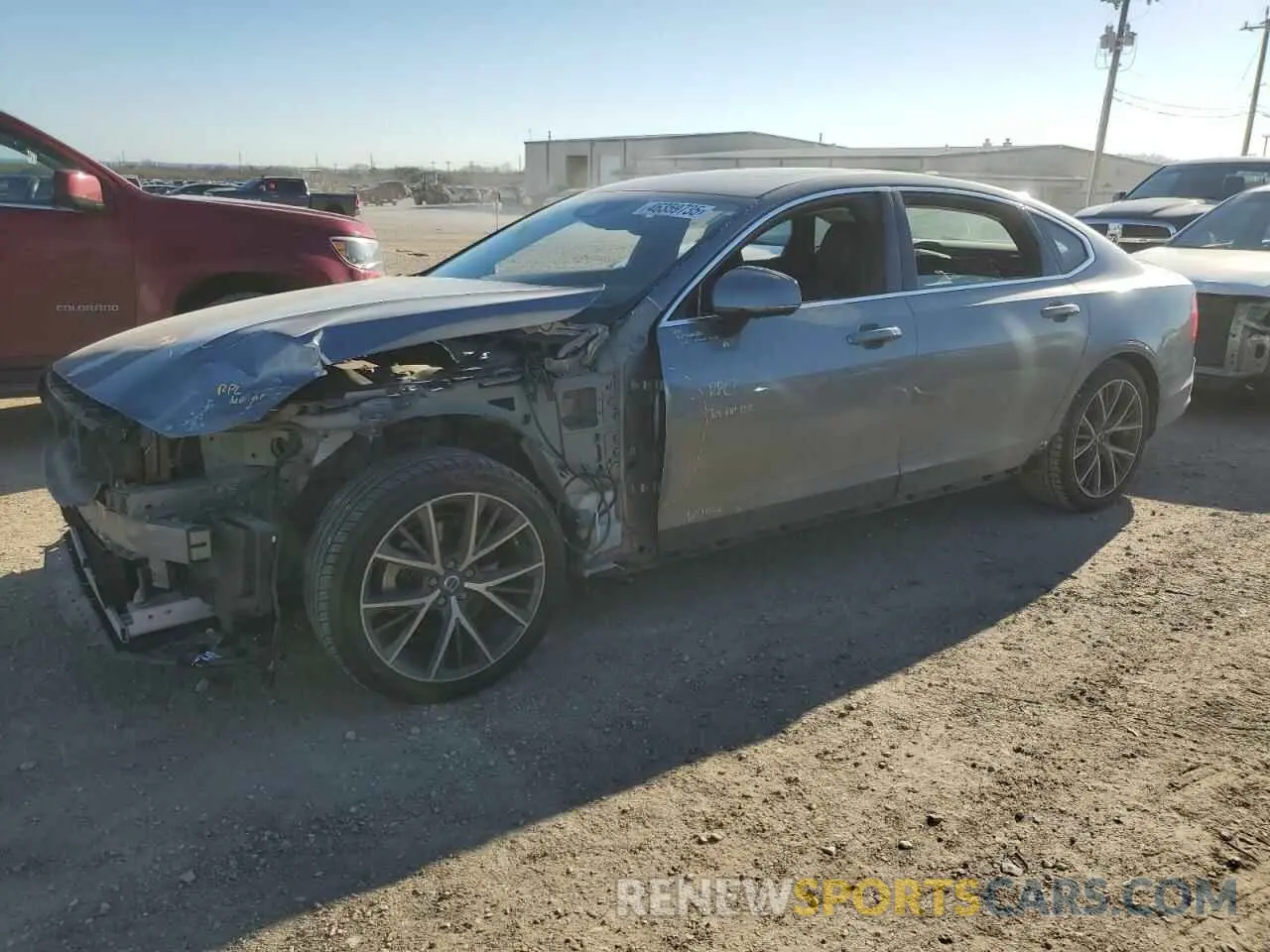1 fotografías del automóvil dañado LVY102AK1KP110090 VOLVO S90 2019