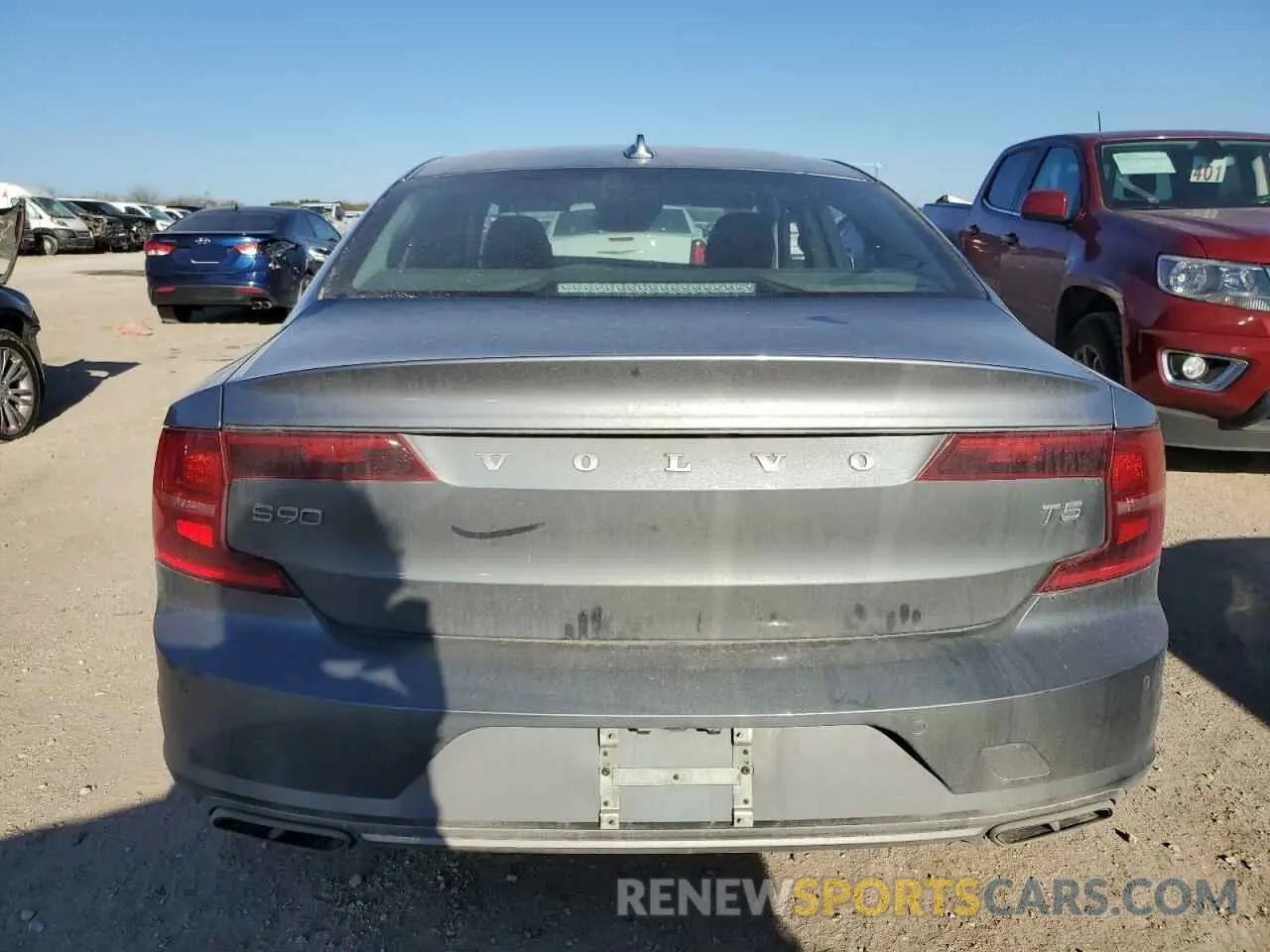6 fotografías del automóvil dañado LVY102AK1KP110090 VOLVO S90 2019
