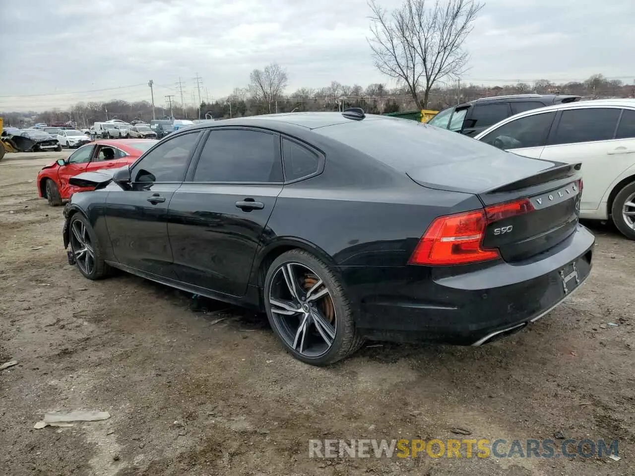 2 fotografías del automóvil dañado LVYA22MT3LP169867 VOLVO S90 2020