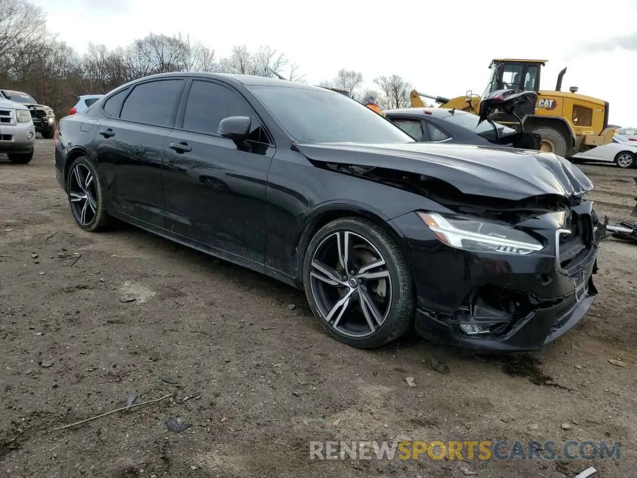 4 fotografías del automóvil dañado LVYA22MT3LP169867 VOLVO S90 2020