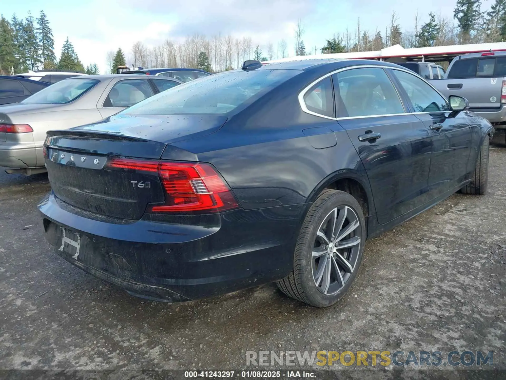 4 fotografías del automóvil dañado LVYA22MK3MP231194 VOLVO S90 2021