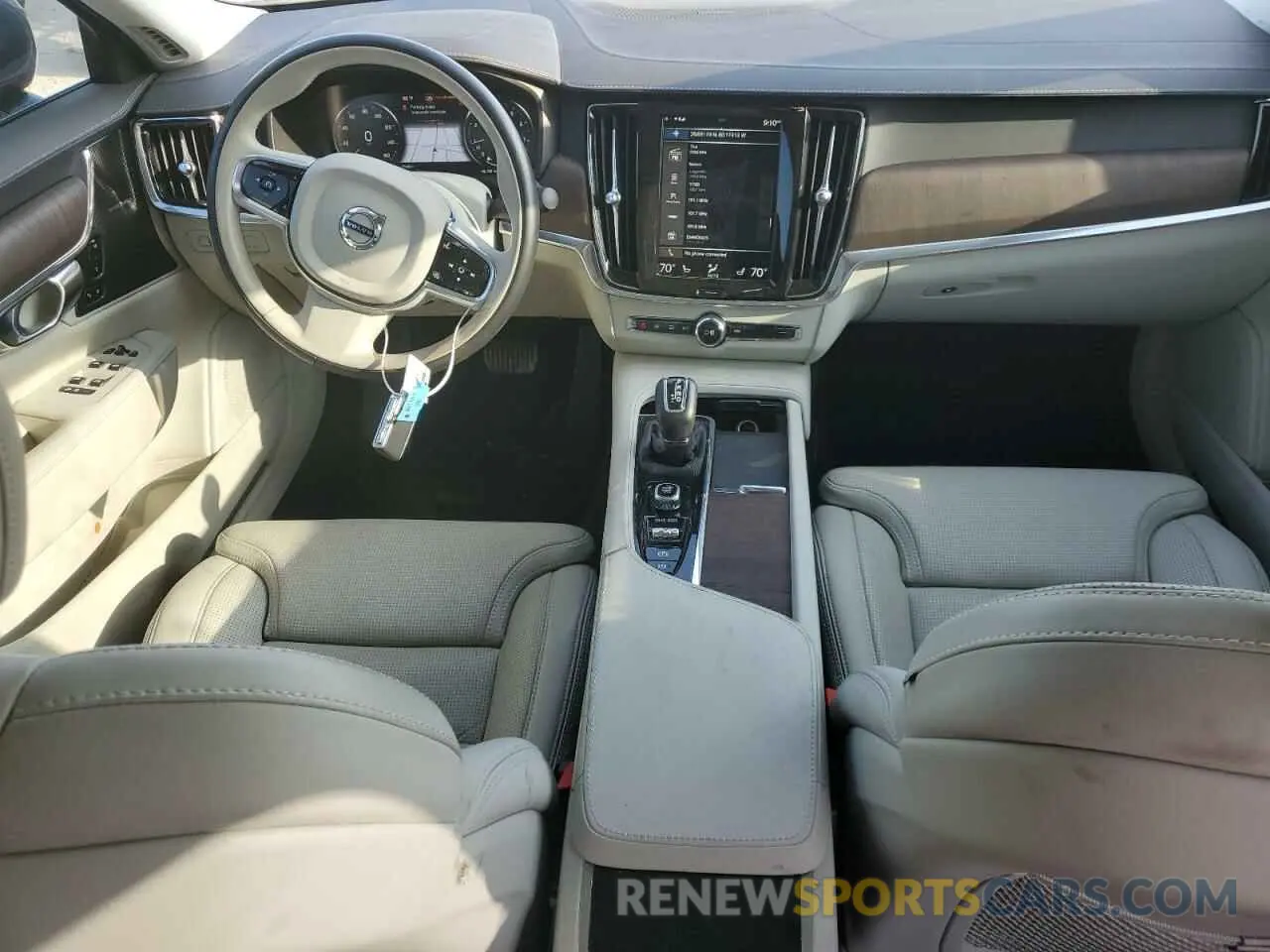 8 fotografías del automóvil dañado LVYA22ML0MP198549 VOLVO S90 2021